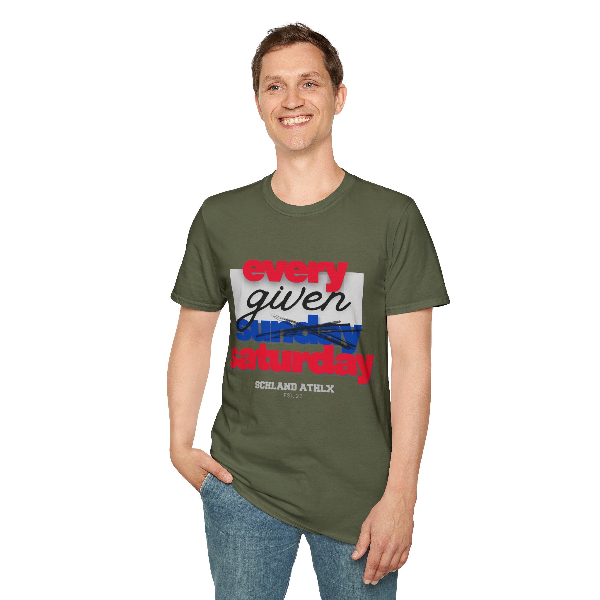 COLLEGE LINE - every given saturday - Football T-Shirt