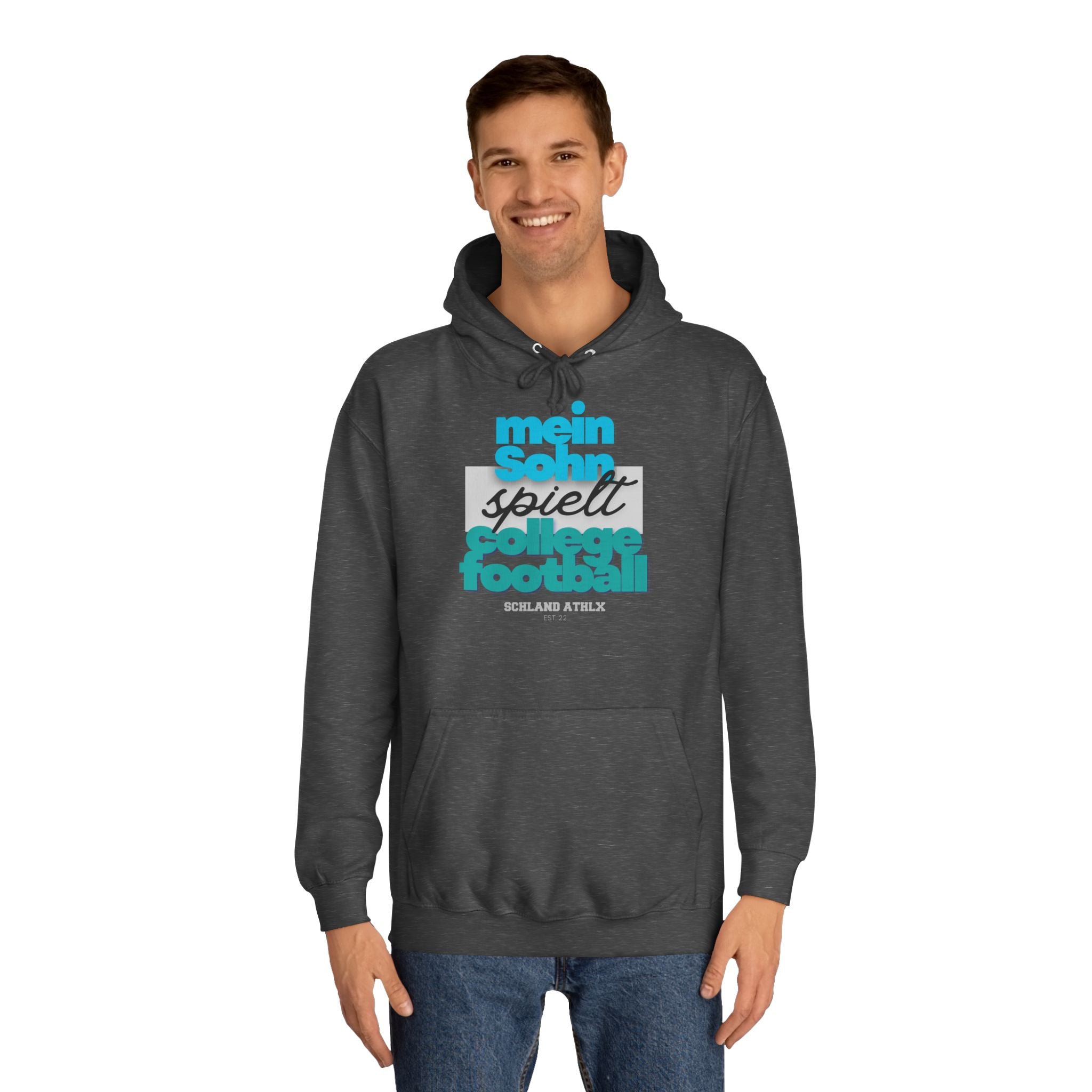 COLLEGE LINE - Mein Sohn spielt ... - Football Hoodie