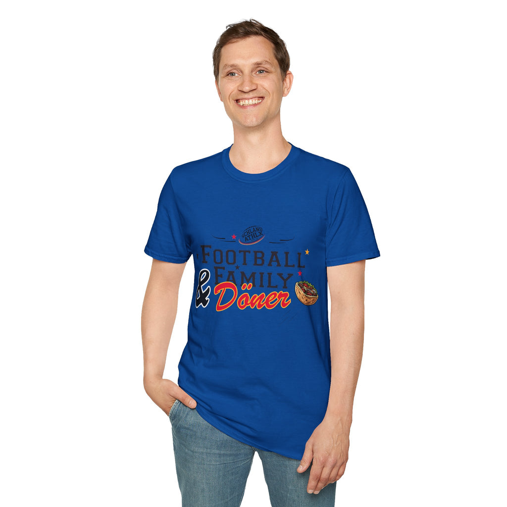 DÖNER LINE - Football and Family - Football T-Shirt