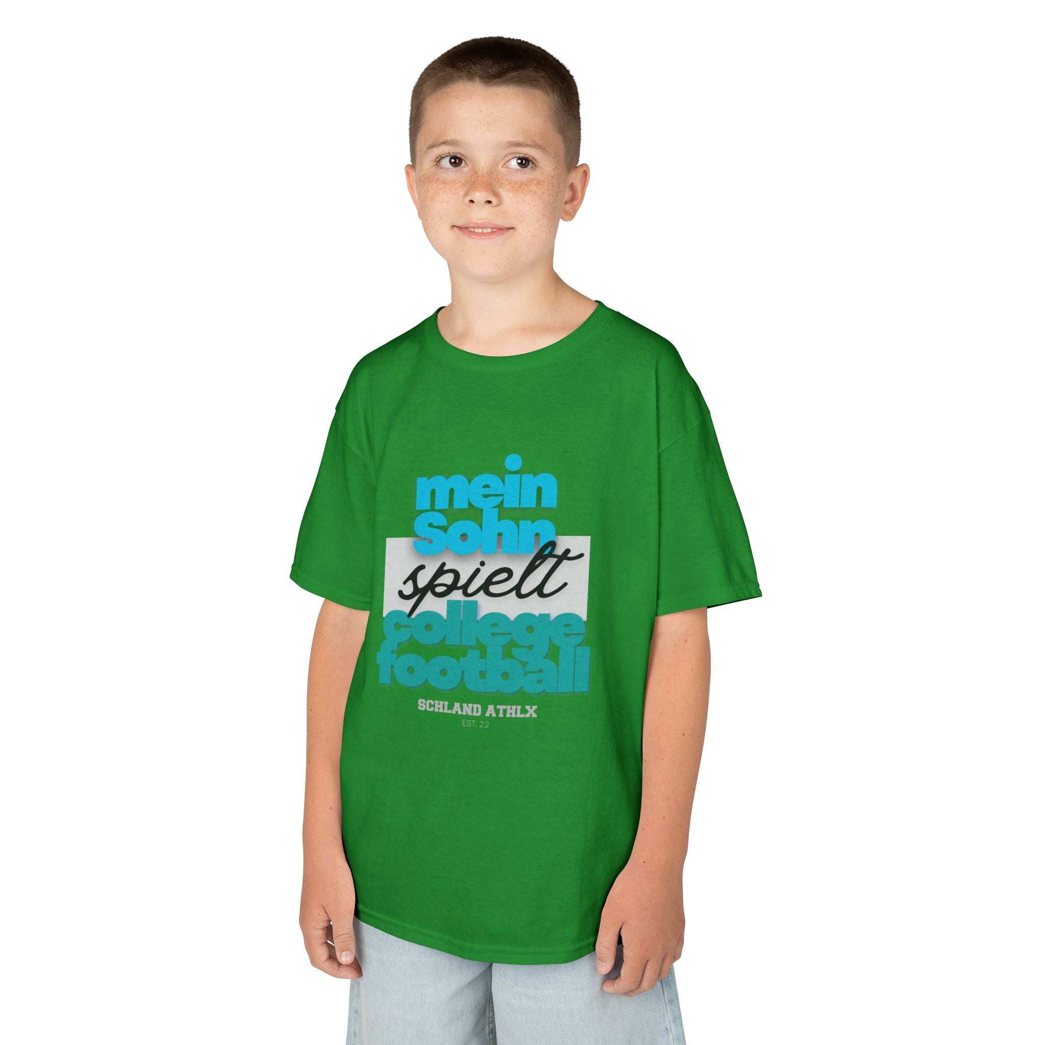 COLLEGE LINE - Mein Sohn spielt ... - Football T-Shirt Kids