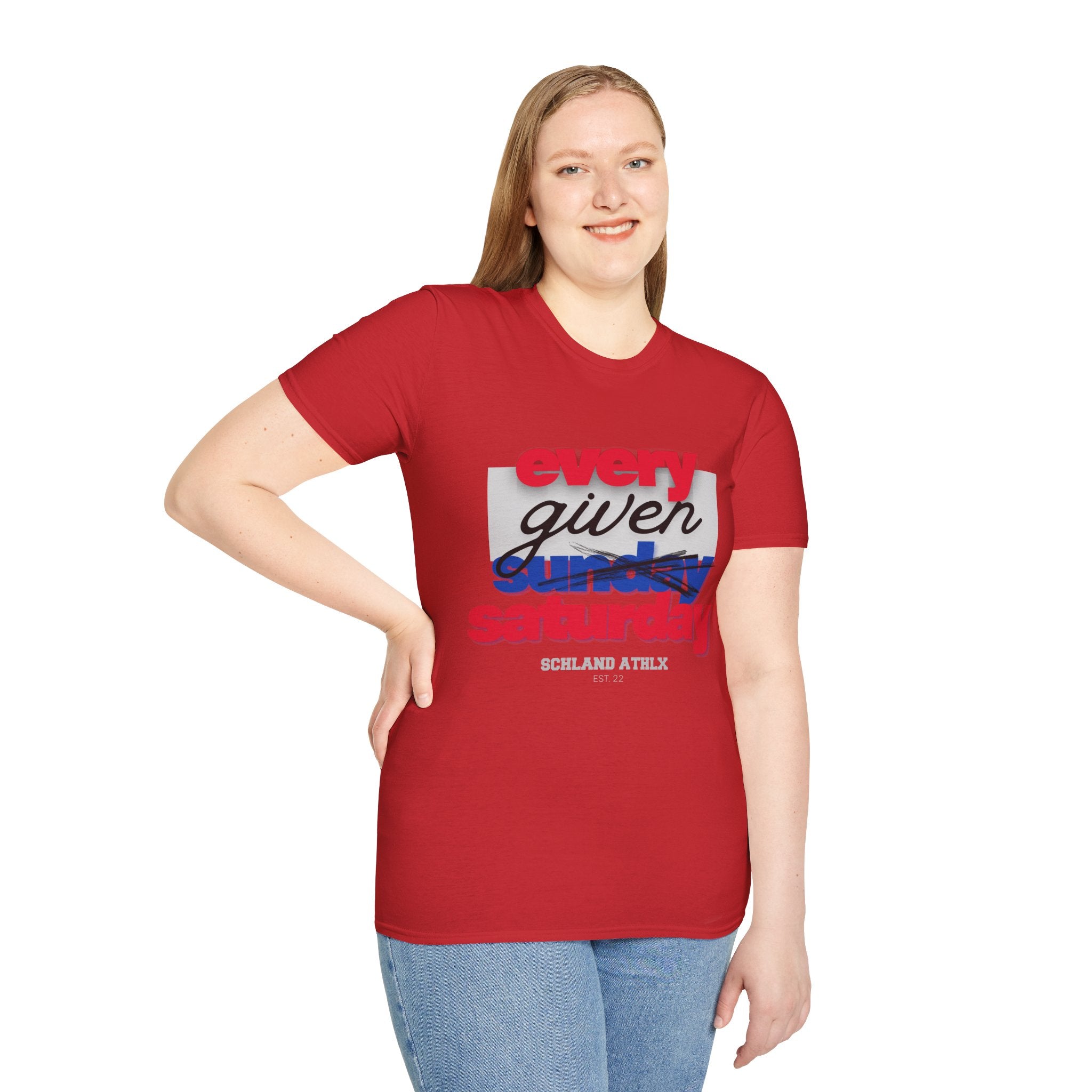 COLLEGE LINE - every given saturday - Football T-Shirt
