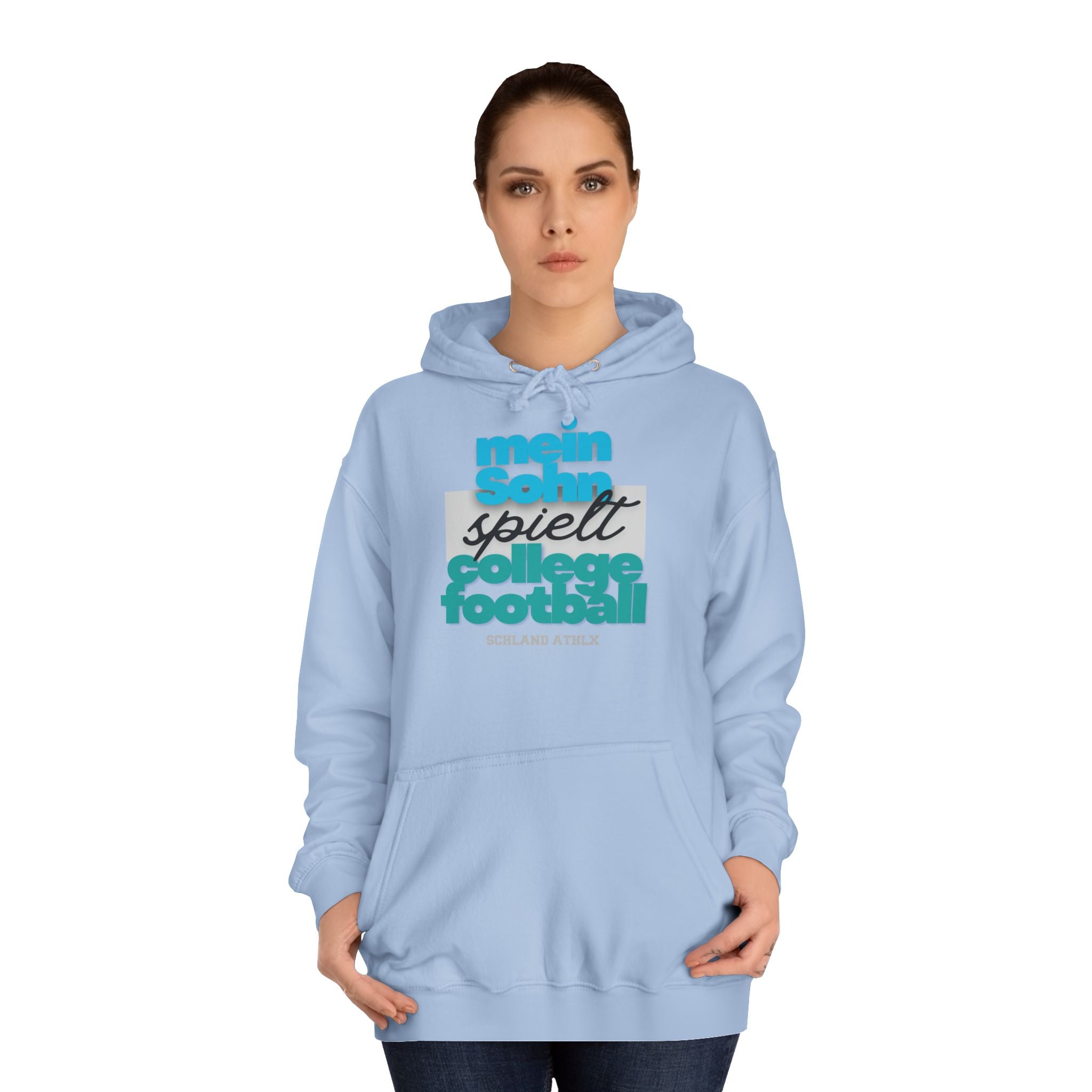 COLLEGE LINE - Mein Sohn spielt ... - Football Hoodie