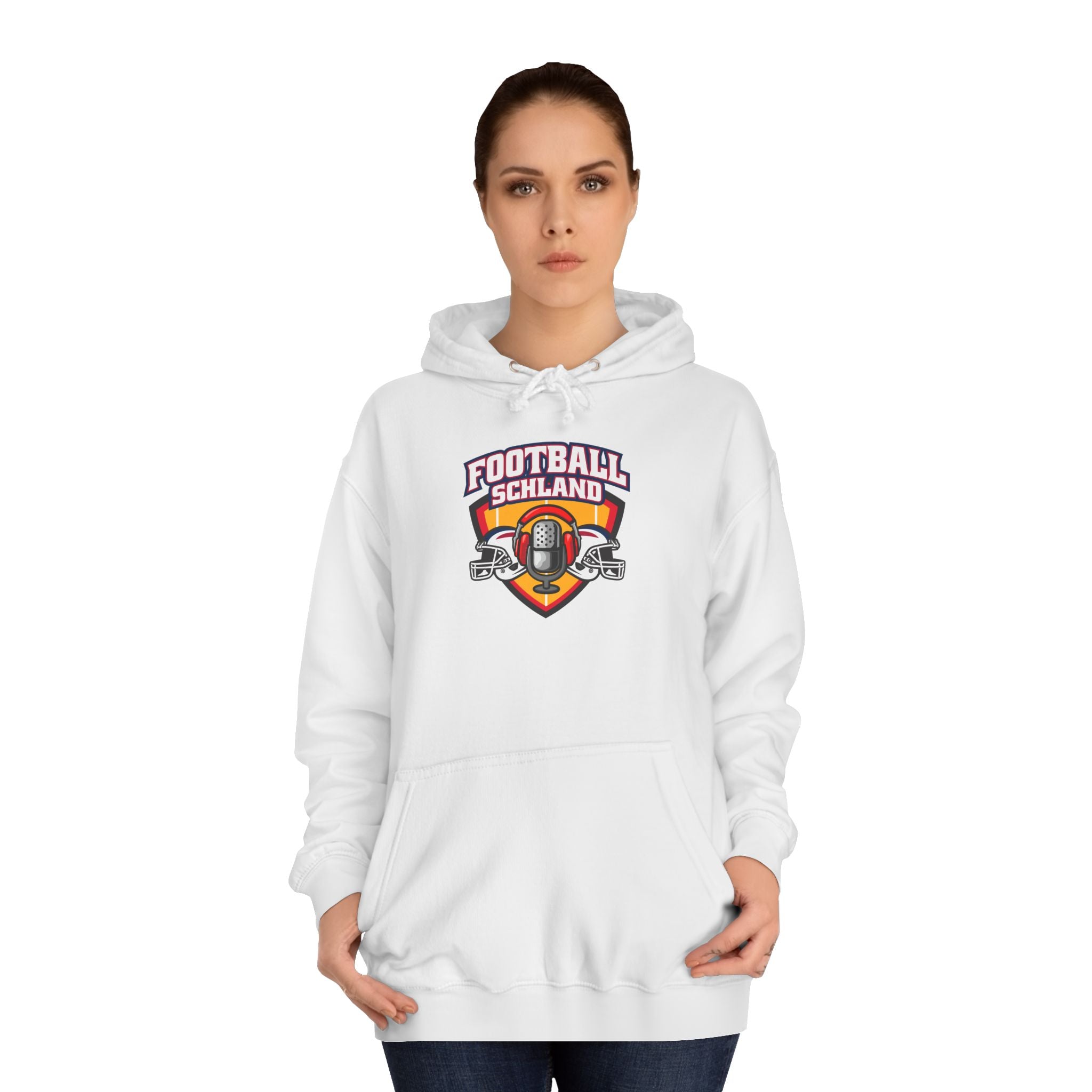 SUPPORTER LINE - Footballschland - High School Football Hoodie