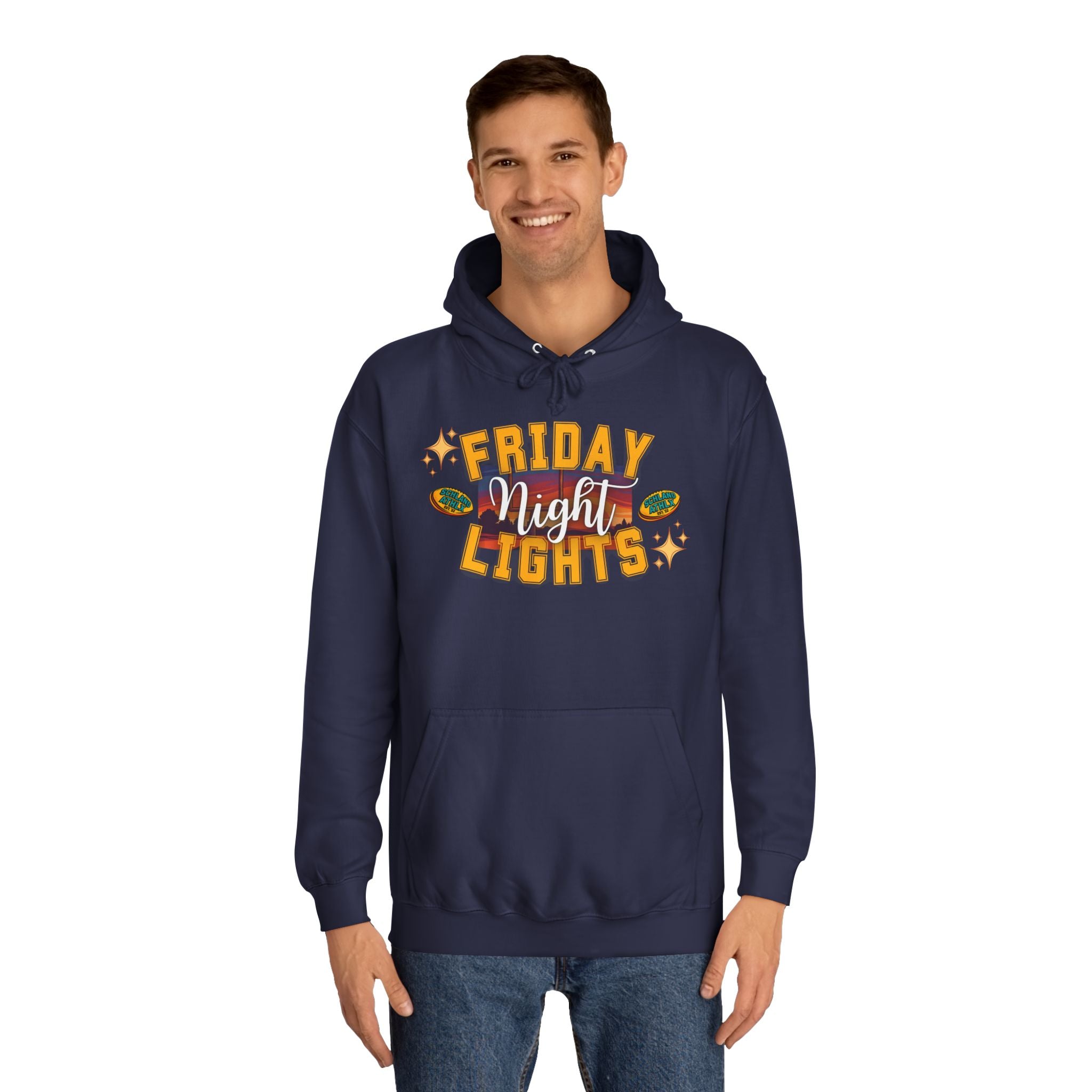 HIGH SCHOOL LINE - Friday Night Lights - High School Football Hoodie