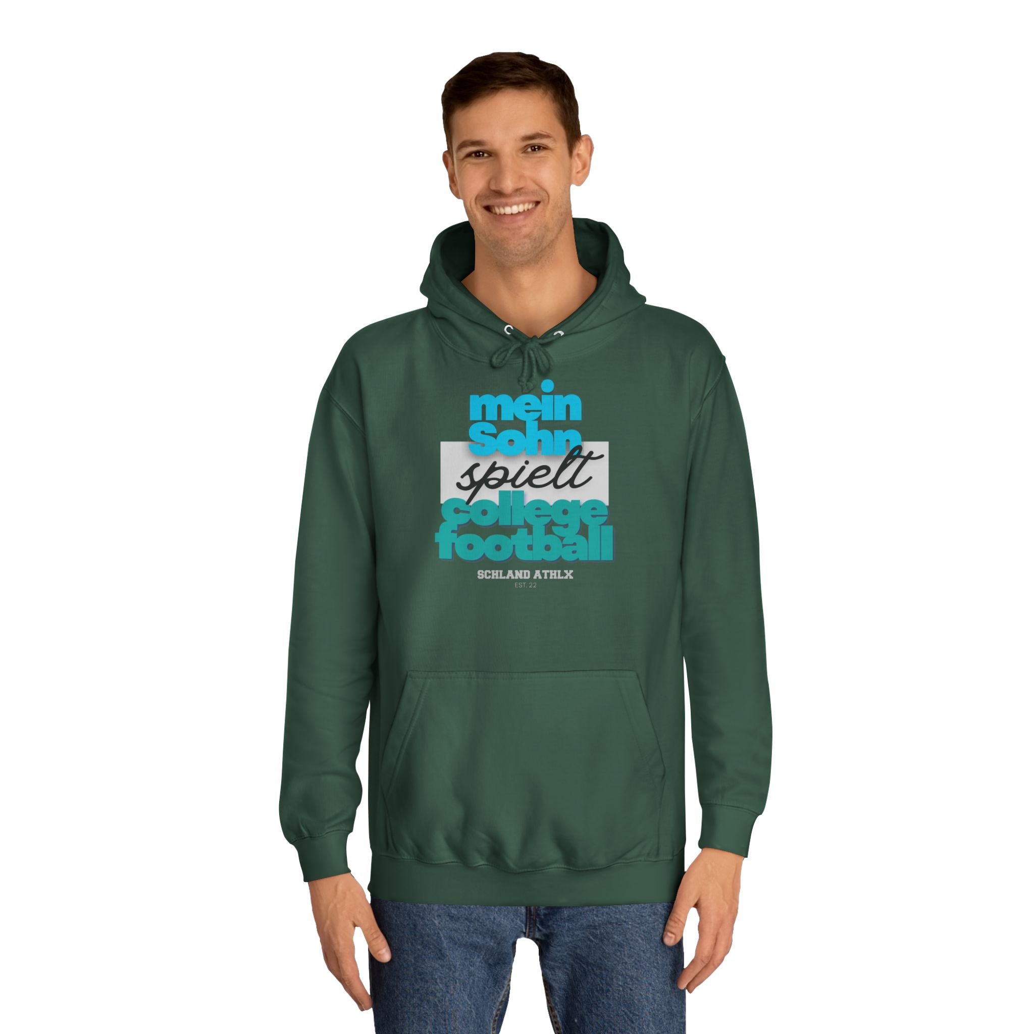 COLLEGE LINE - Mein Sohn spielt ... - Football Hoodie