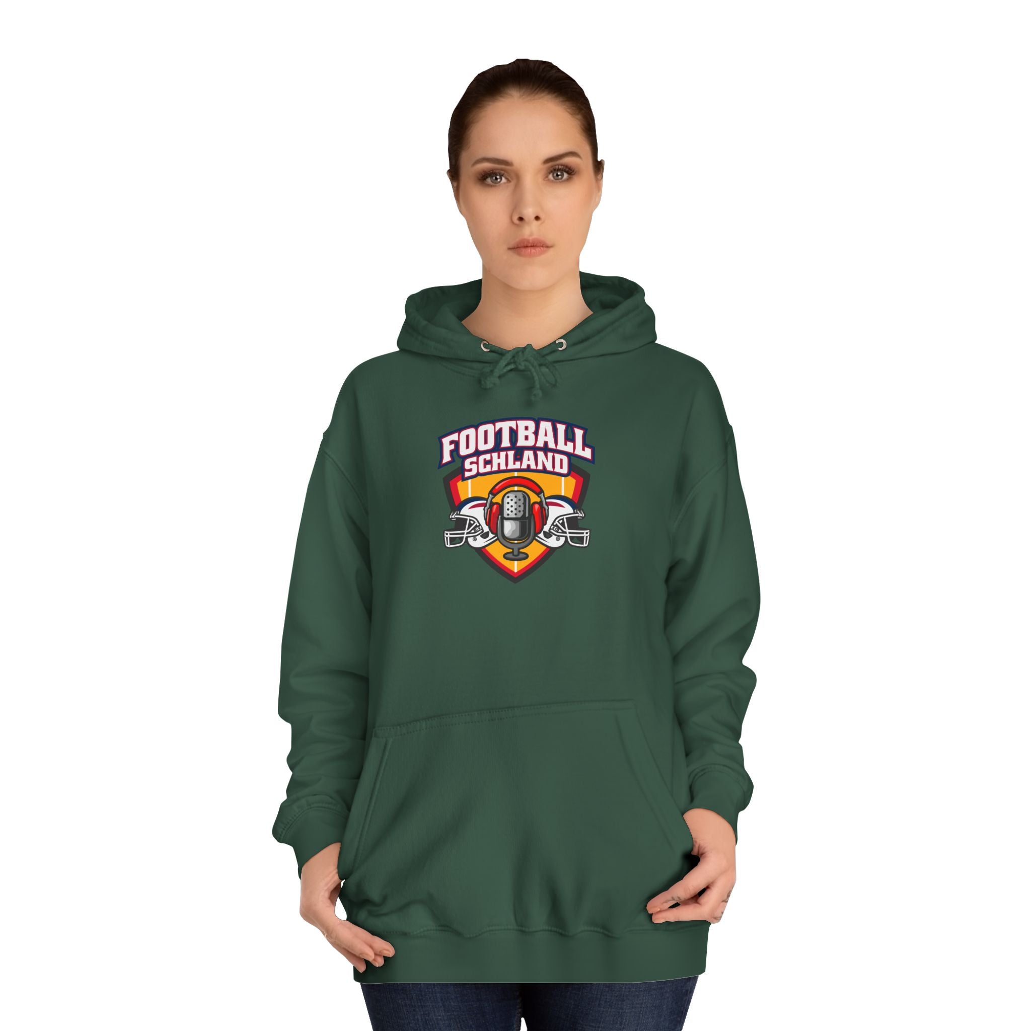 SUPPORTER LINE - Footballschland - High School Football Hoodie
