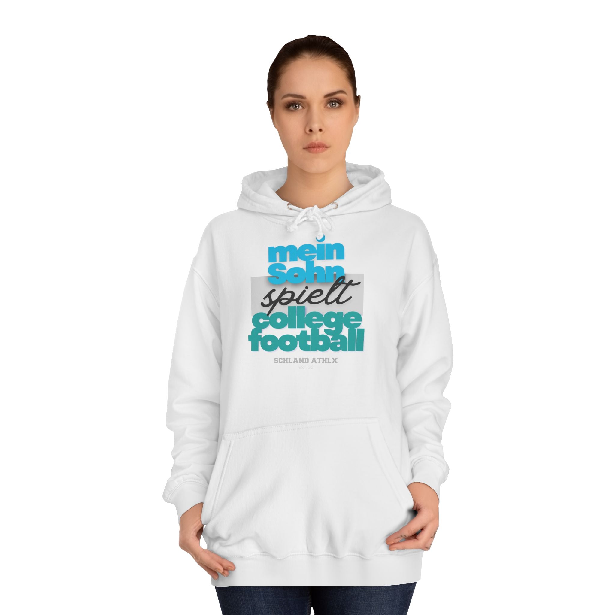 COLLEGE LINE - Mein Sohn spielt ... - Football Hoodie