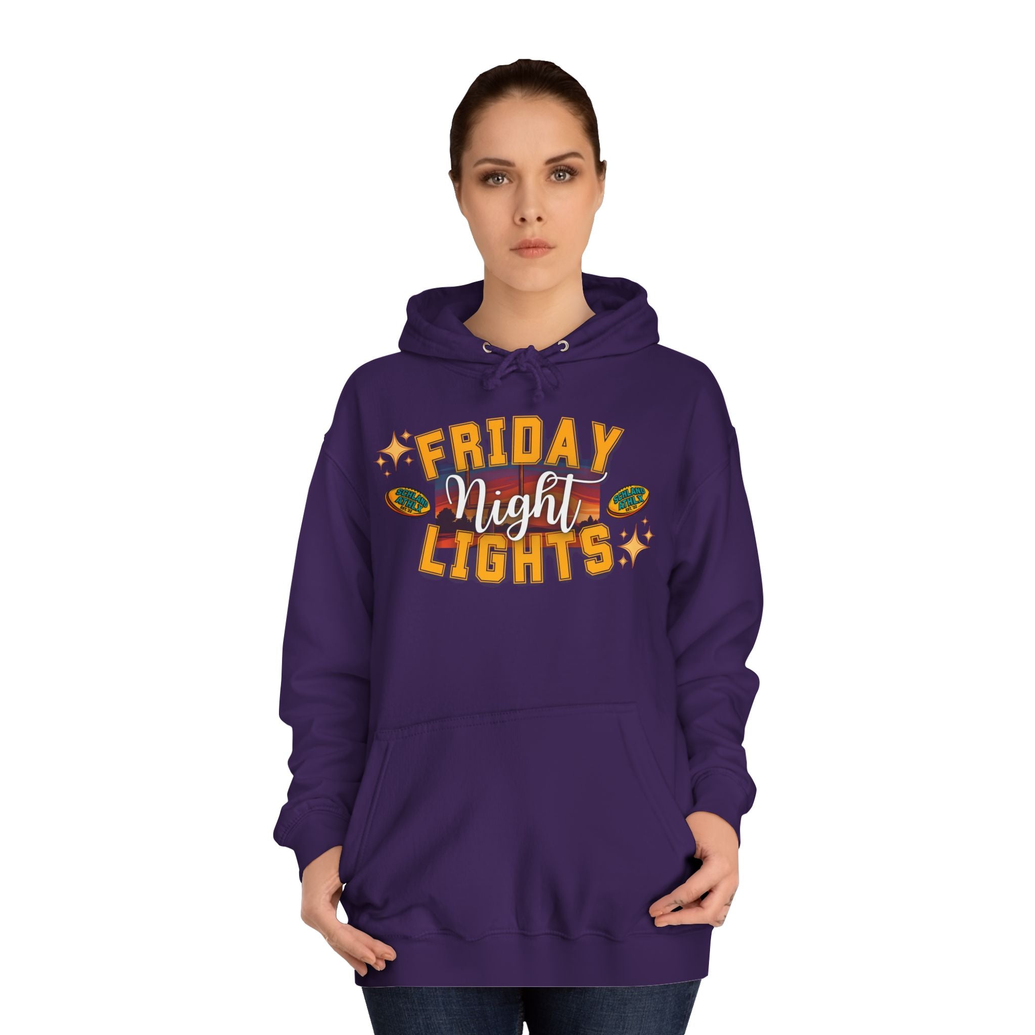 HIGH SCHOOL LINE - Friday Night Lights - High School Football Hoodie