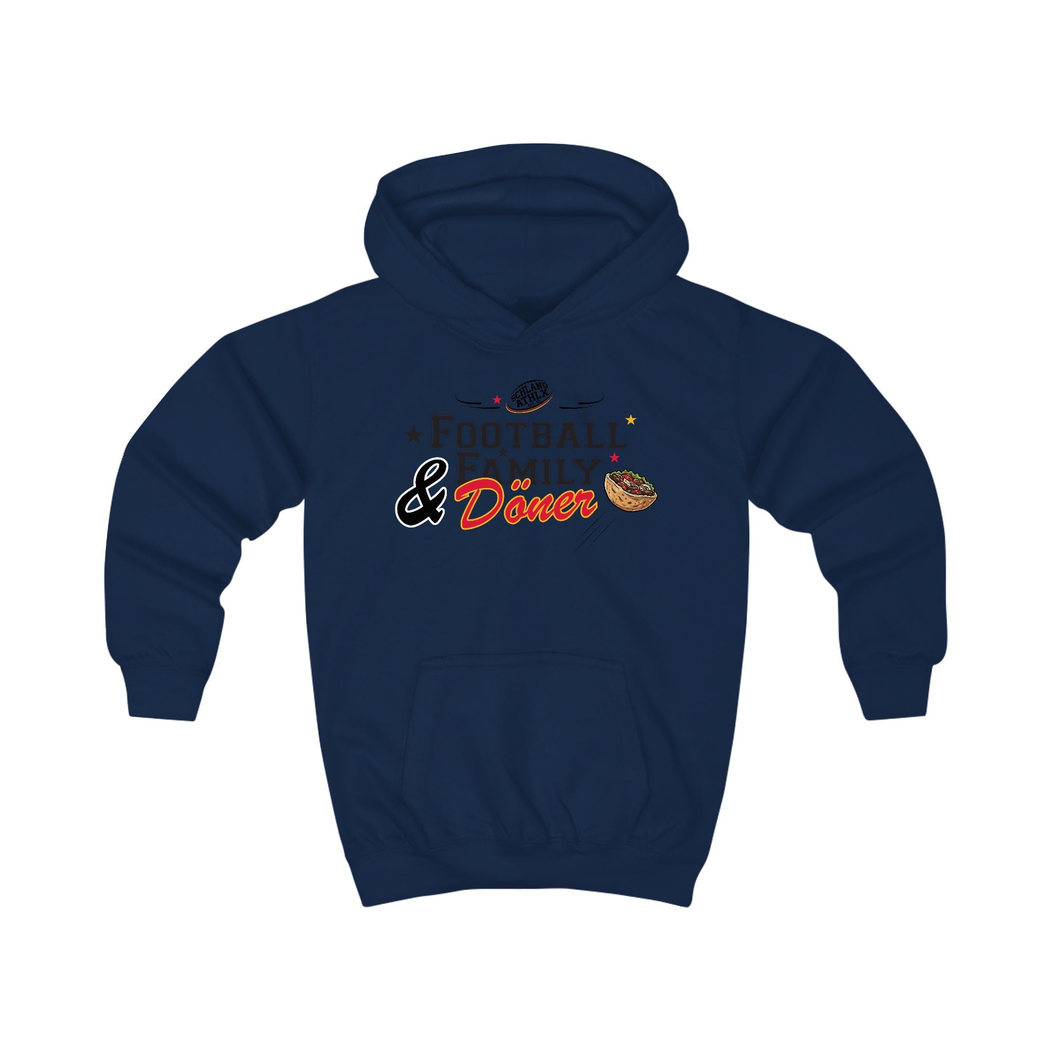 DÖNER LINE - Football and Family - Football Hoodie Kids