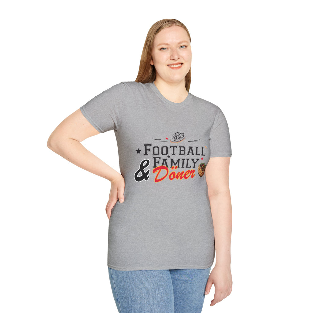 DÖNER LINE - Football and Family - Football T-Shirt