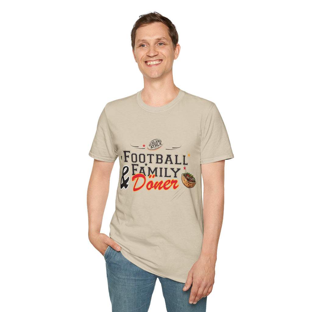 DÖNER LINE - Football and Family - Football T-Shirt