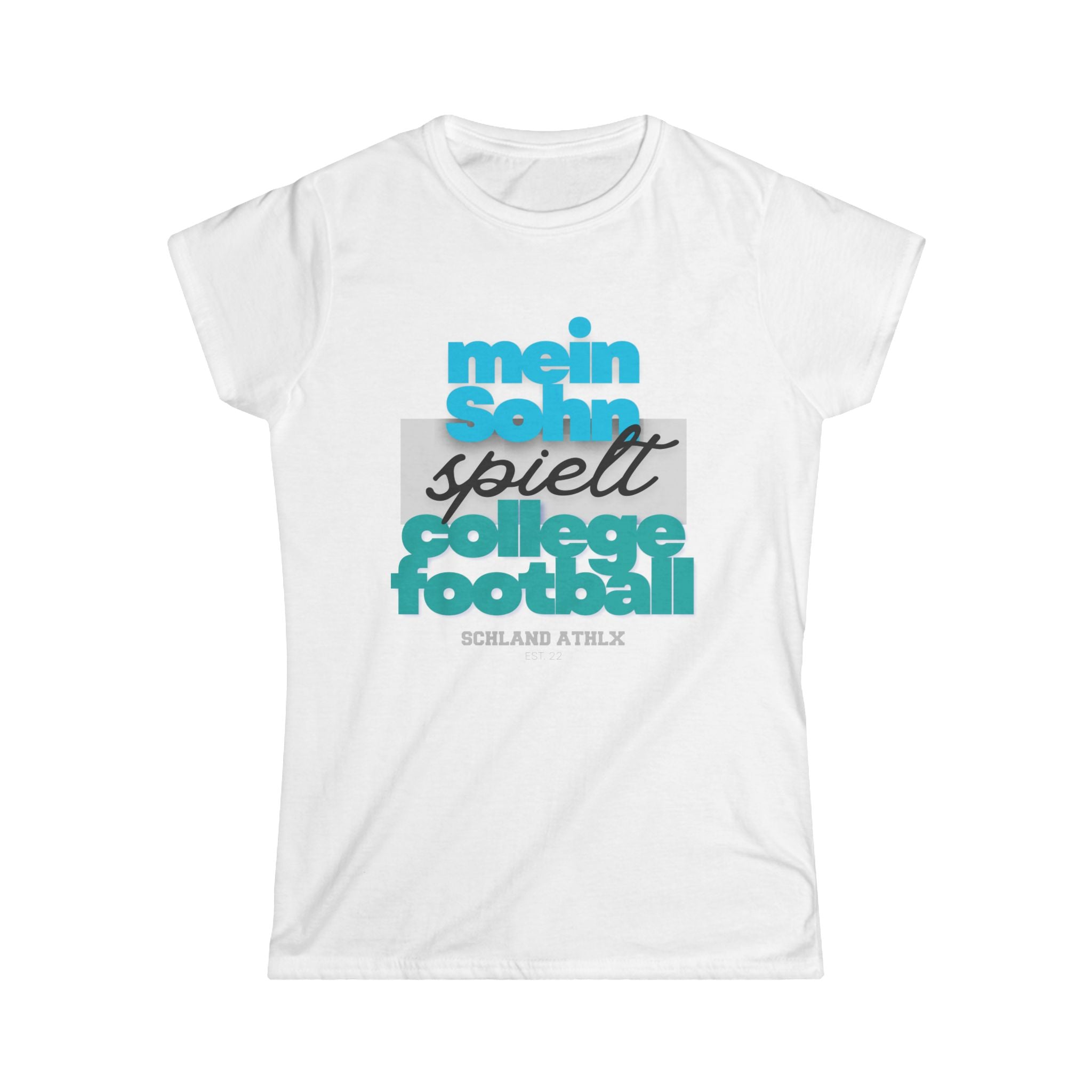 COLLEGE LINE - Mein Sohn spielt ... - Football T-Shirt Women