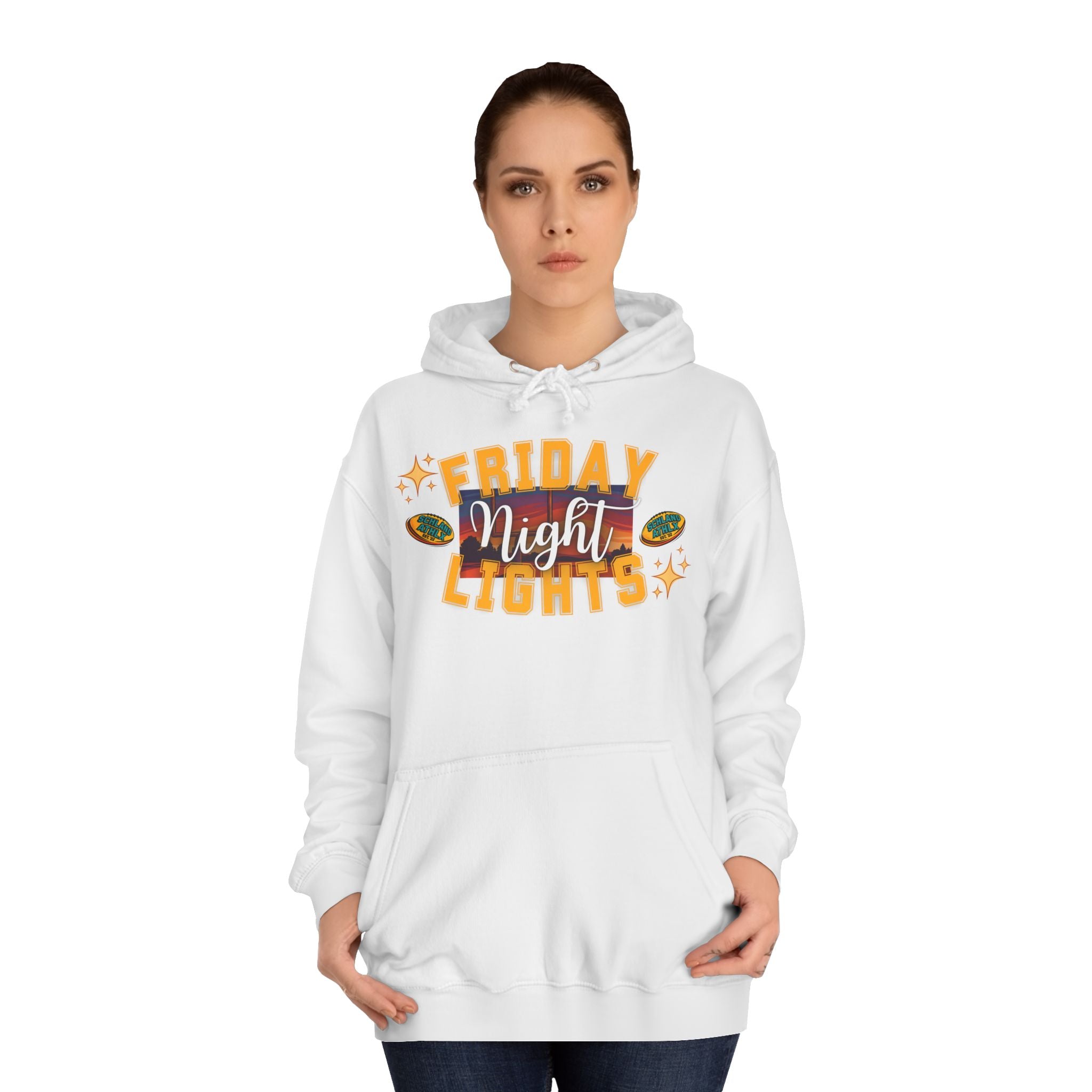 HIGH SCHOOL LINE - Friday Night Lights - High School Football Hoodie