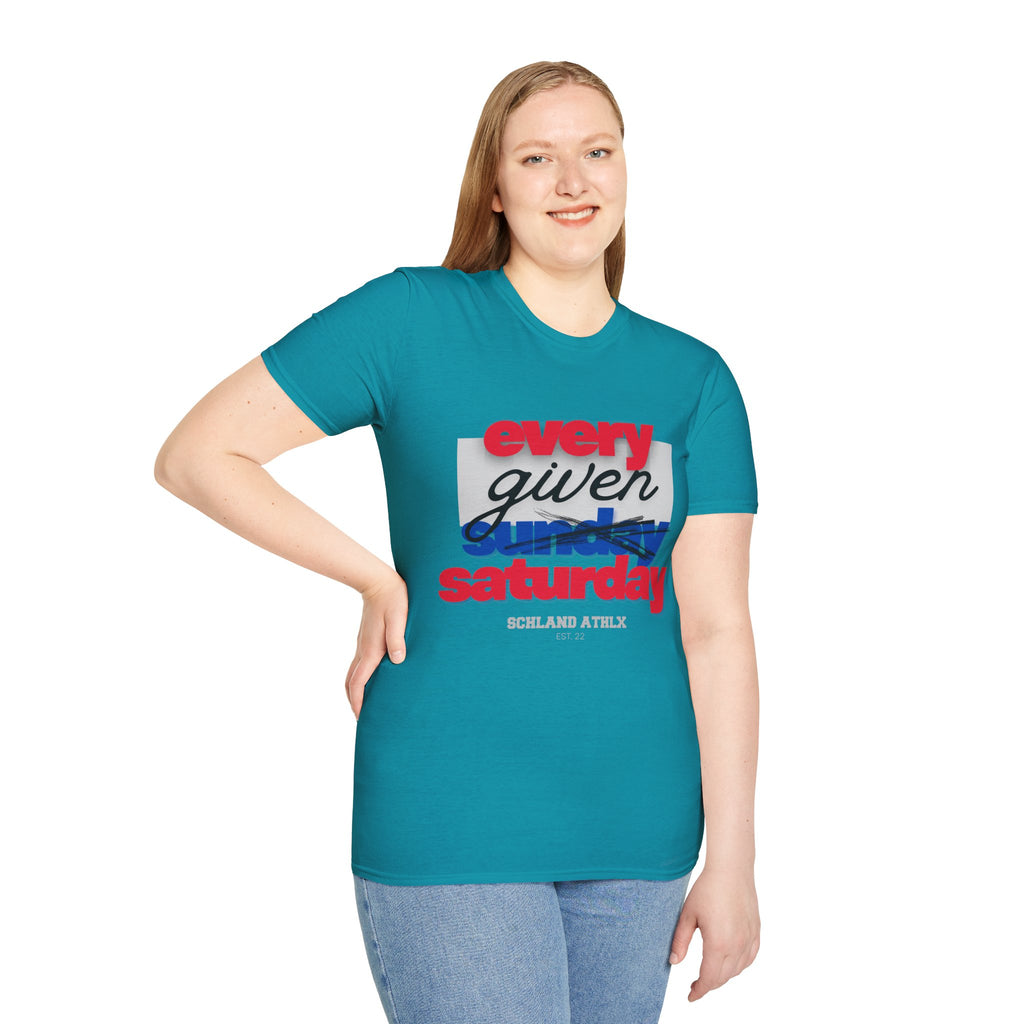 COLLEGE LINE - every given saturday - Football T-Shirt