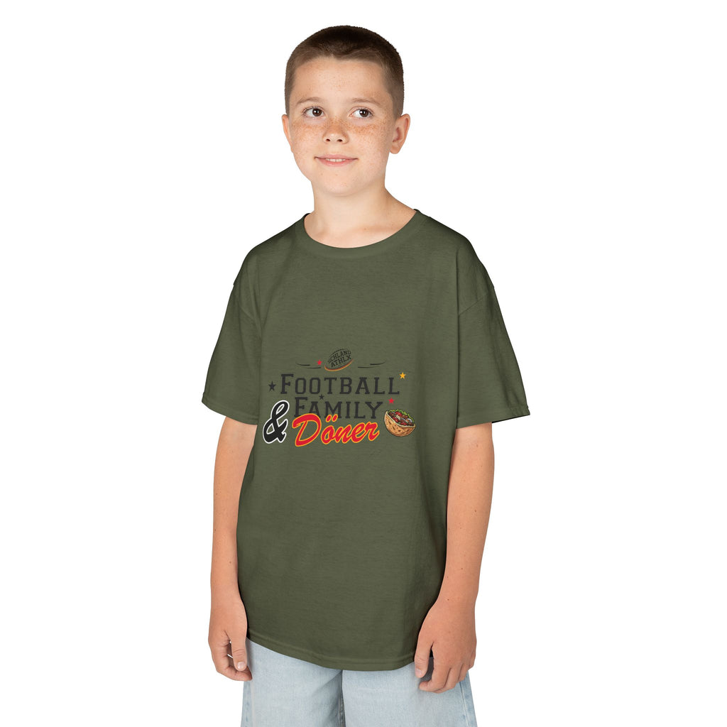DÖNER LINE - Football and Family - Football T-Shirt Kids