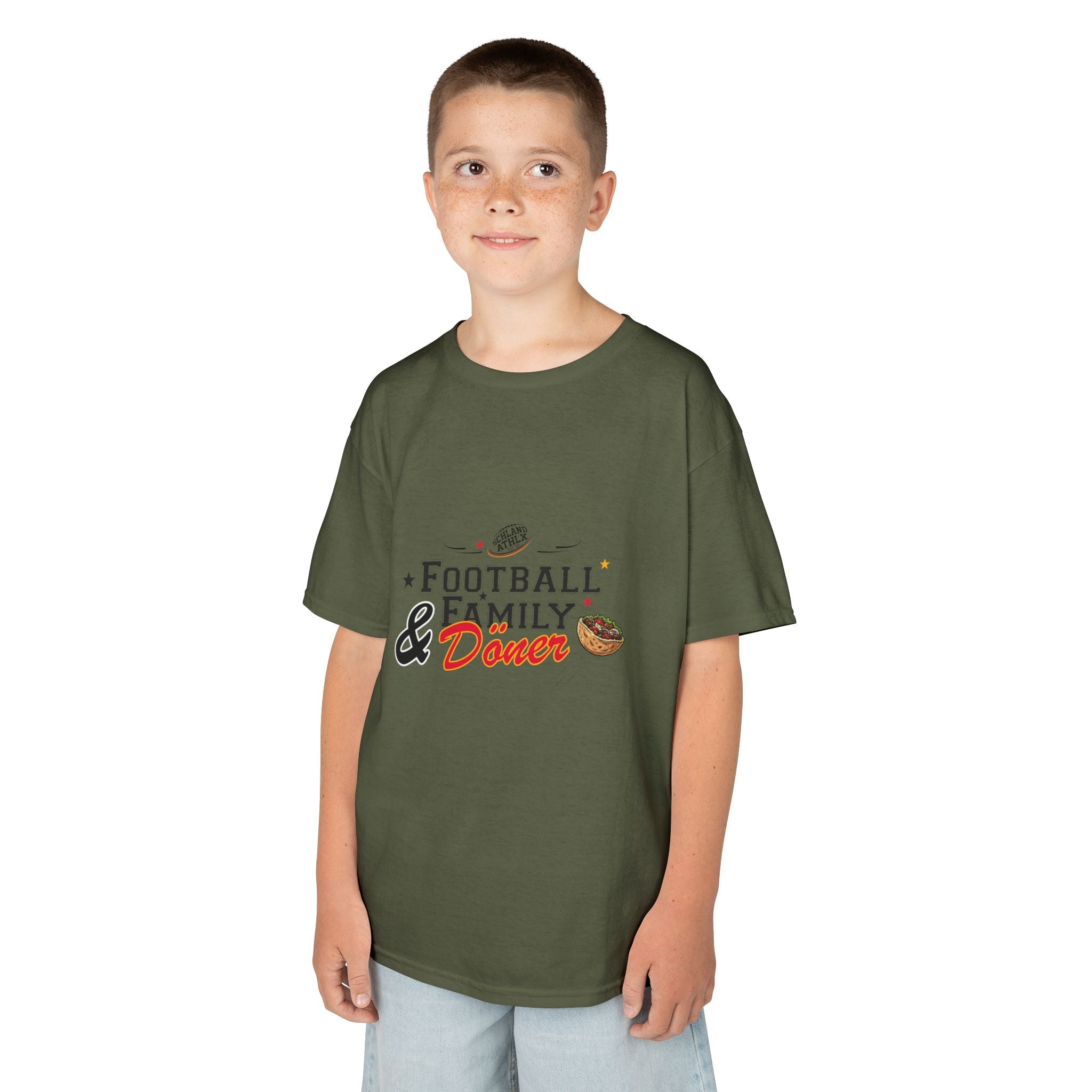DÖNER LINE - Football and Family - Football T-Shirt Kids