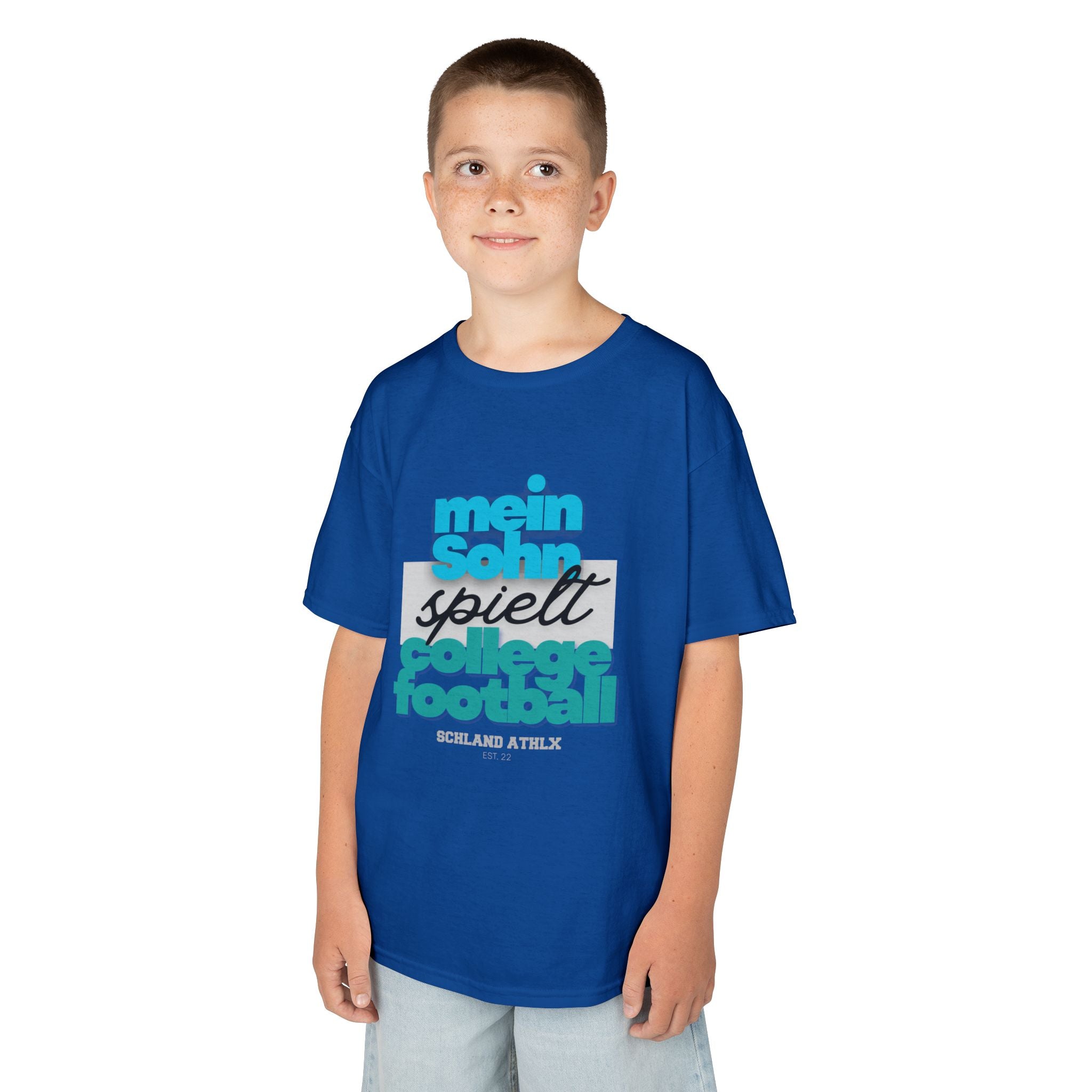 COLLEGE LINE - Mein Sohn spielt ... - Football T-Shirt Kids