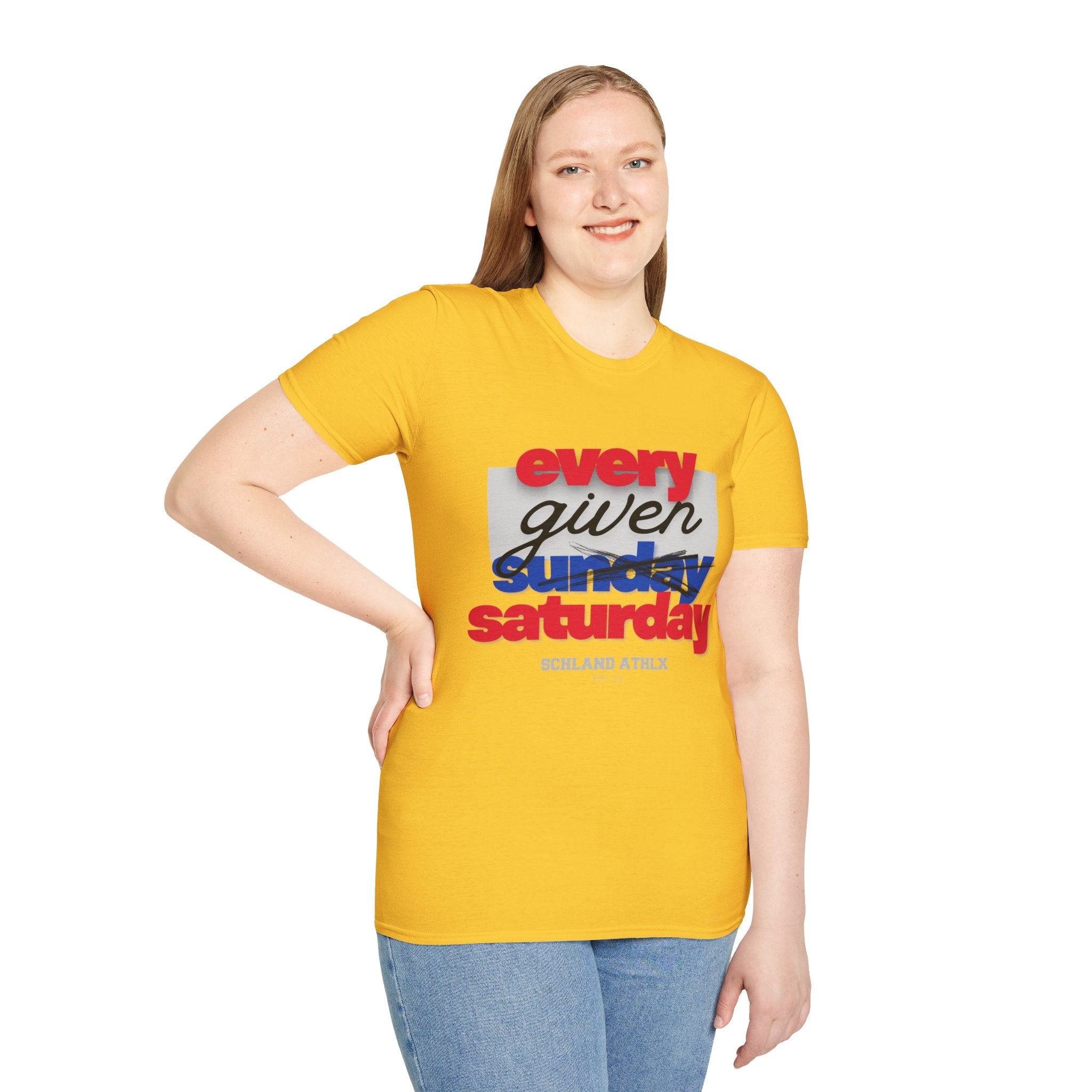 COLLEGE LINE - every given saturday - Football T-Shirt