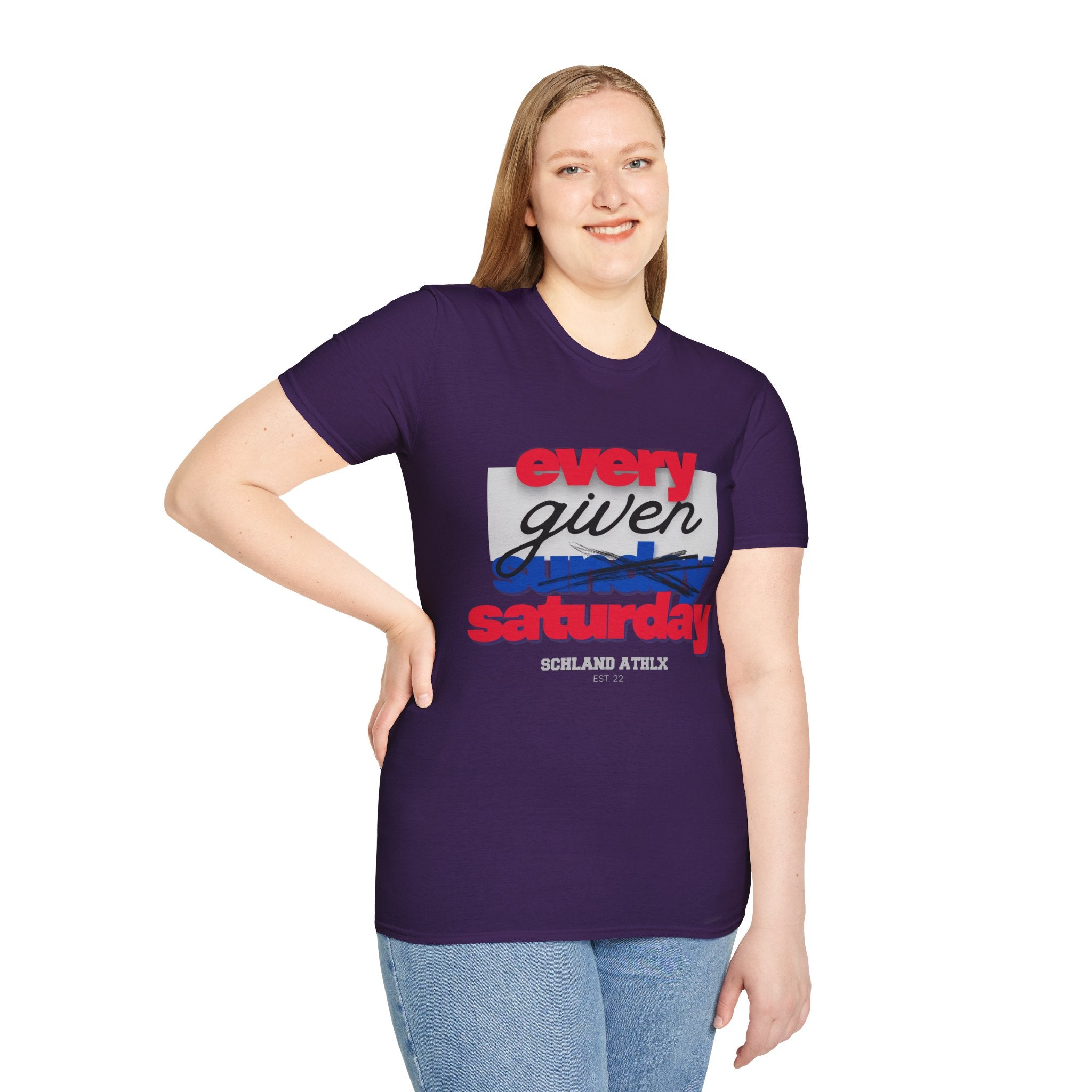 COLLEGE LINE - every given saturday - Football T-Shirt