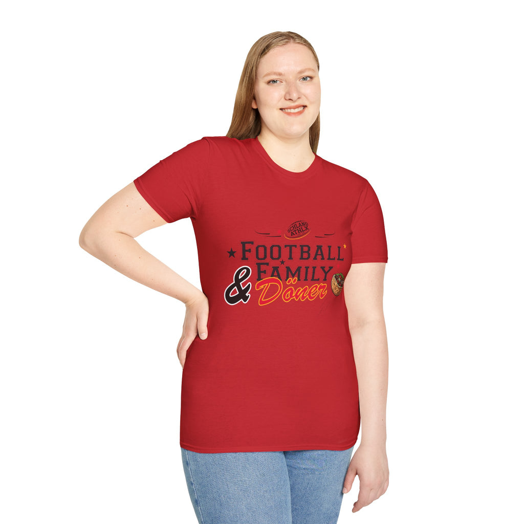 DÖNER LINE - Football and Family - Football T-Shirt
