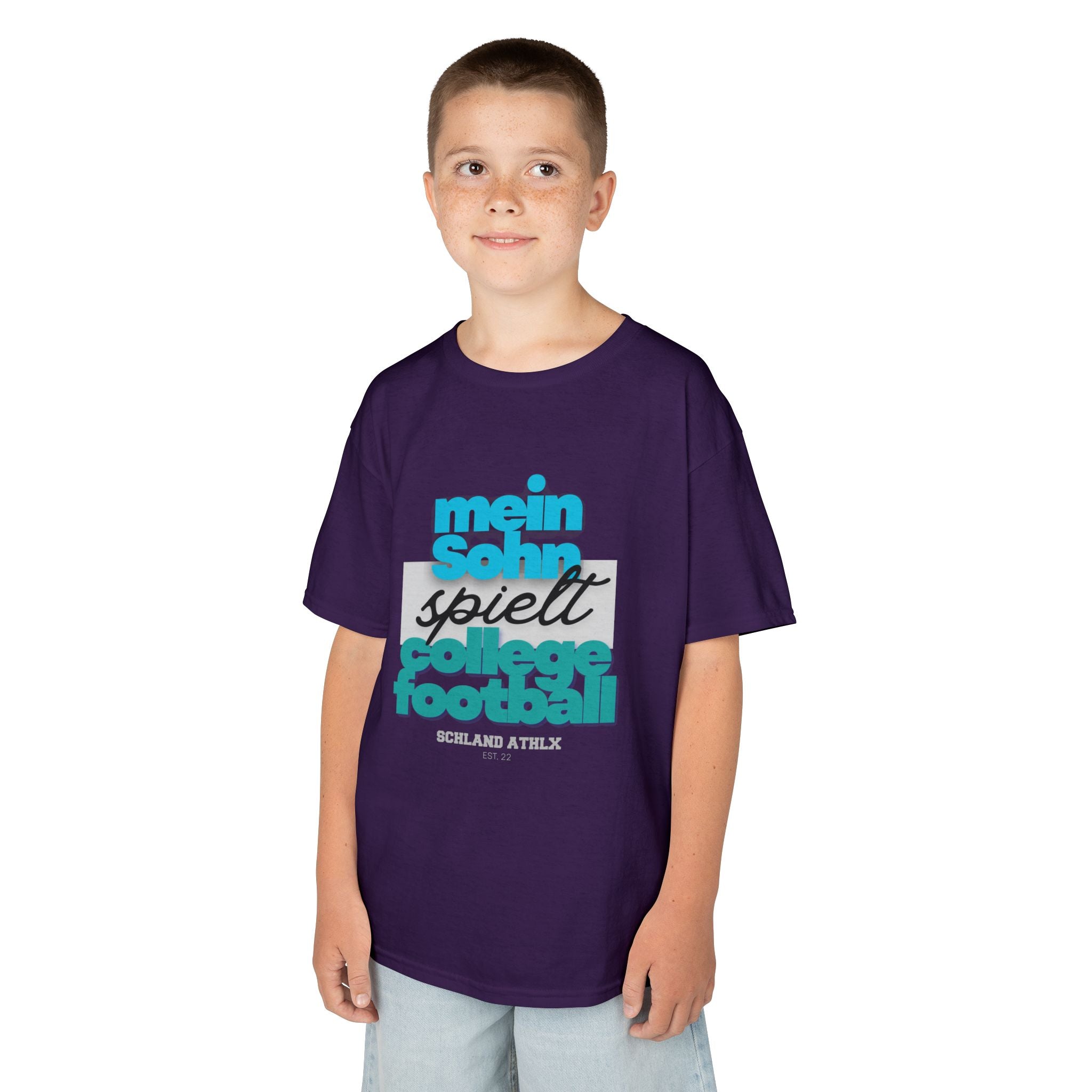 COLLEGE LINE - Mein Sohn spielt ... - Football T-Shirt Kids