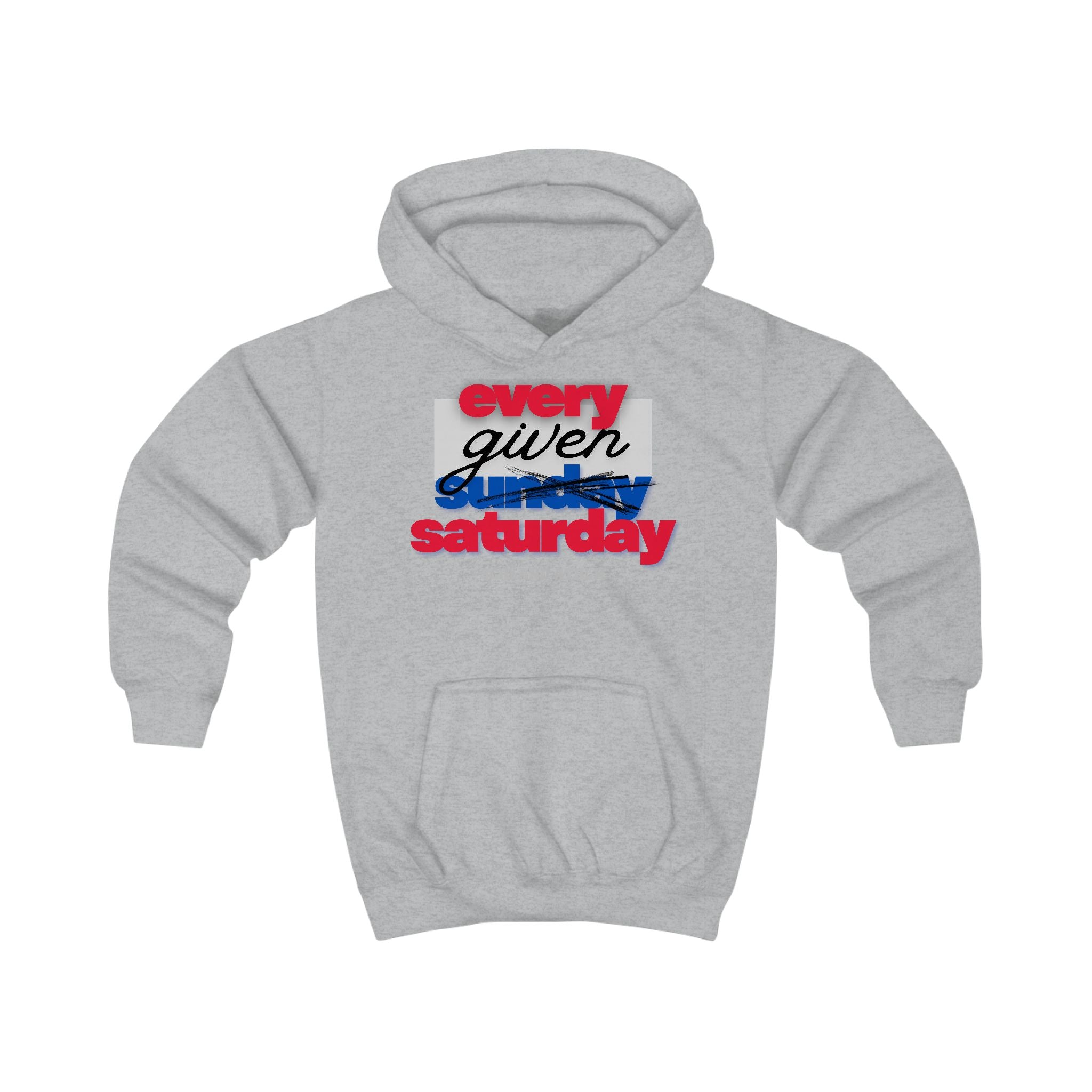 COLLEGE LINE - every given saturday - Football Hoodie Kids