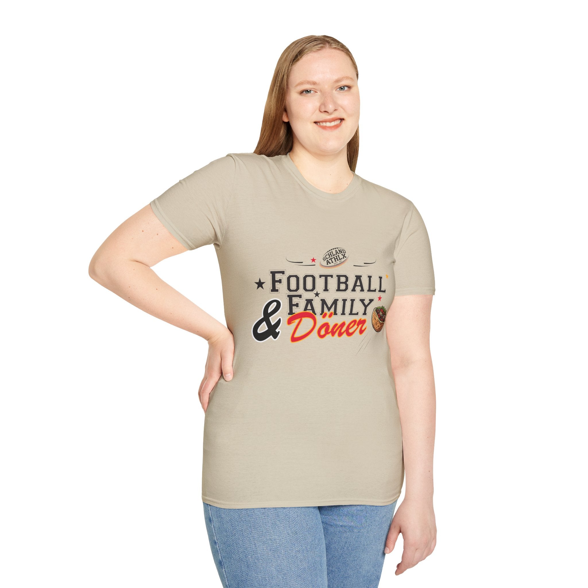 DÖNER LINE - Football and Family - Football T-Shirt