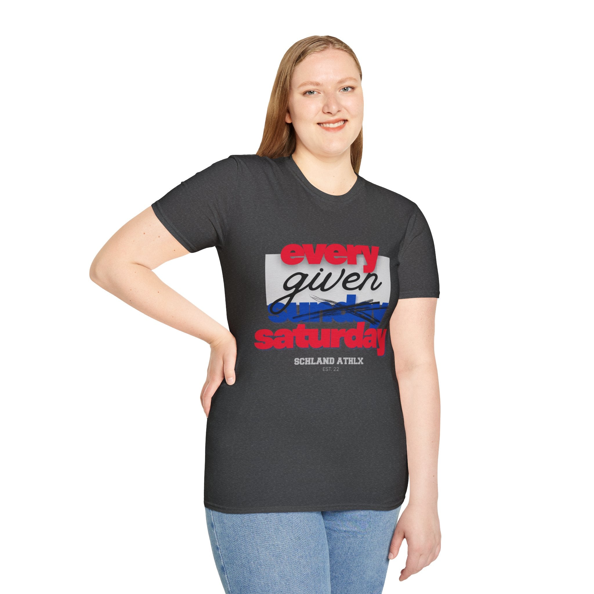COLLEGE LINE - every given saturday - Football T-Shirt