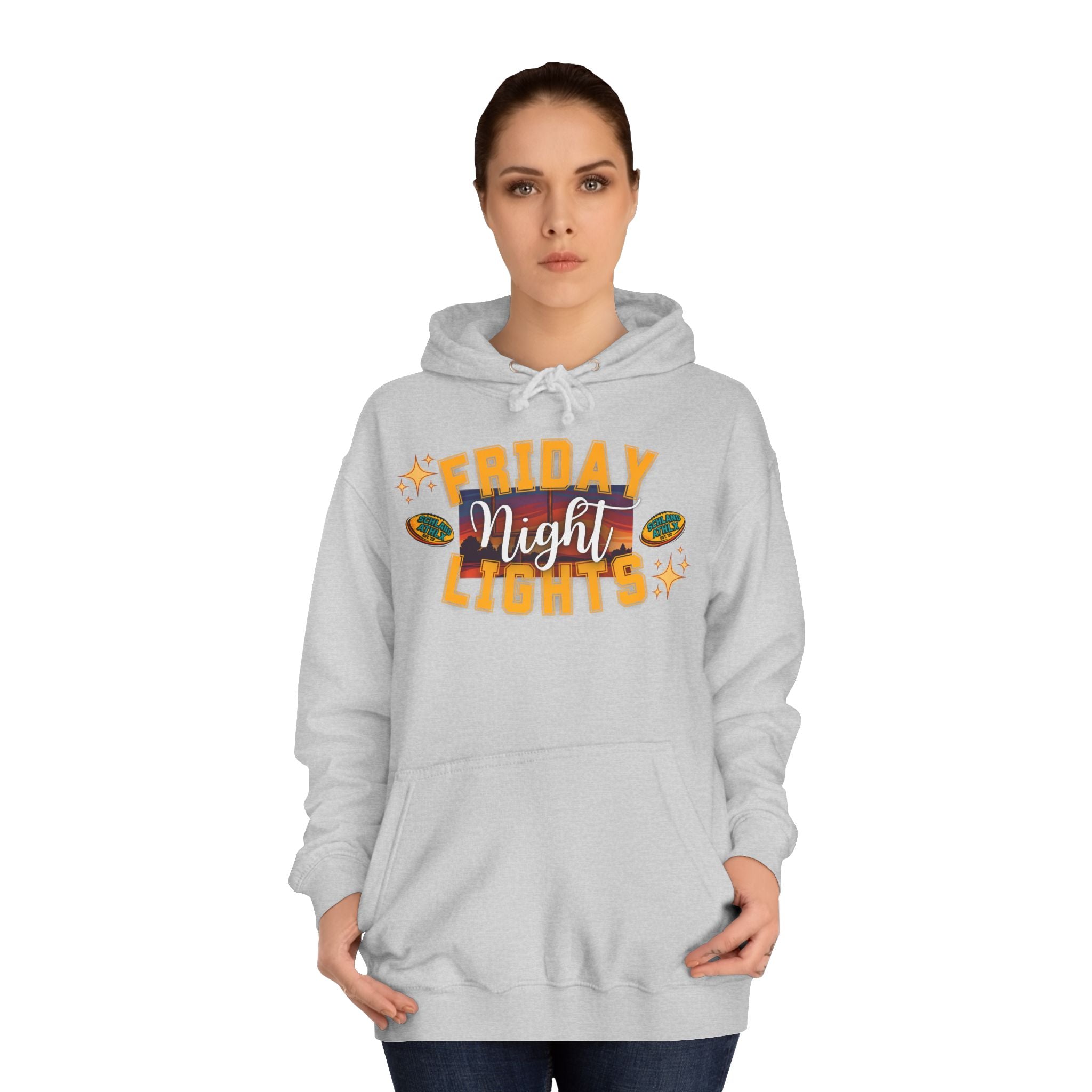 HIGH SCHOOL LINE - Friday Night Lights - High School Football Hoodie