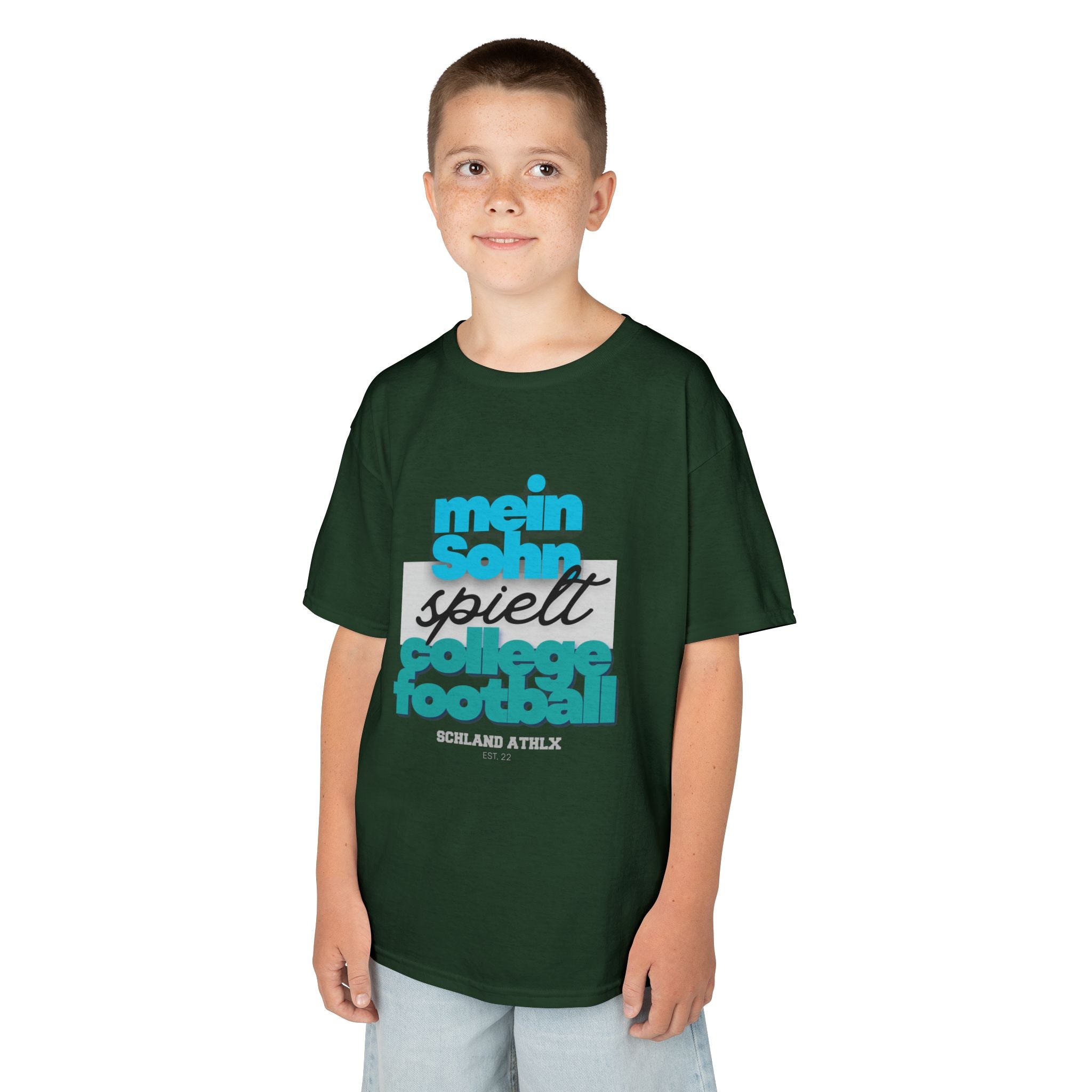 COLLEGE LINE - Mein Sohn spielt ... - Football T-Shirt Kids