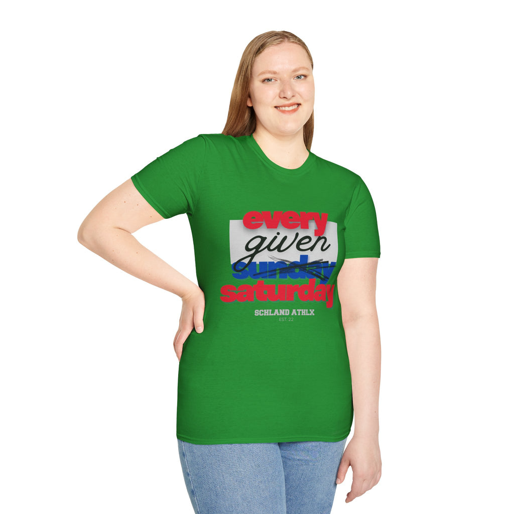 COLLEGE LINE - every given saturday - Football T-Shirt