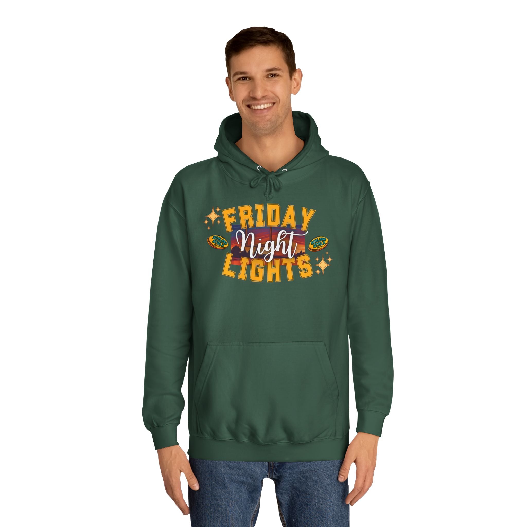 HIGH SCHOOL LINE - Friday Night Lights - High School Football Hoodie