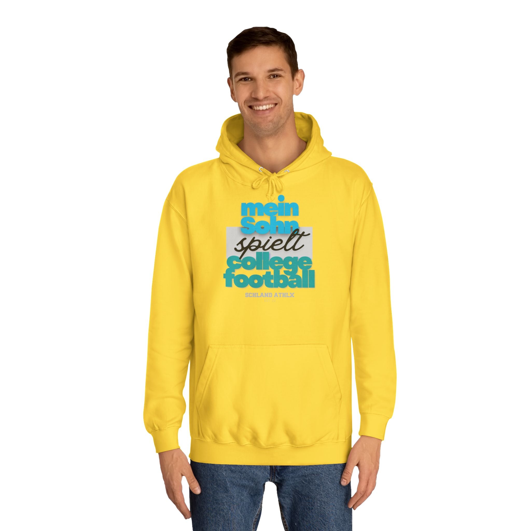 COLLEGE LINE - Mein Sohn spielt ... - Football Hoodie