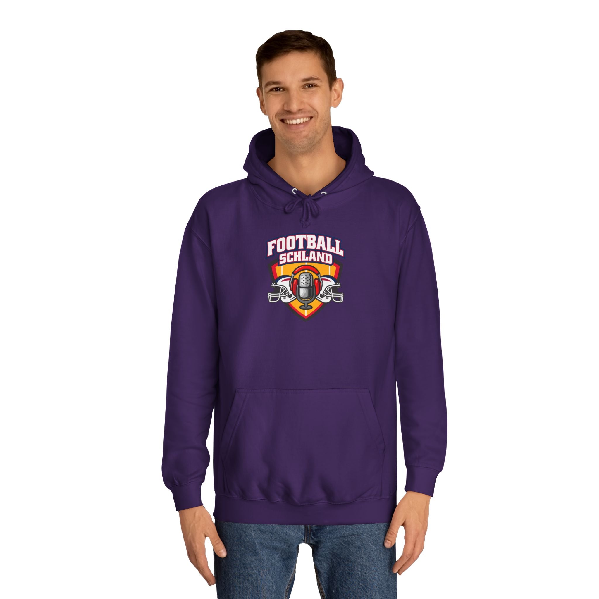 SUPPORTER LINE - Footballschland - High School Football Hoodie
