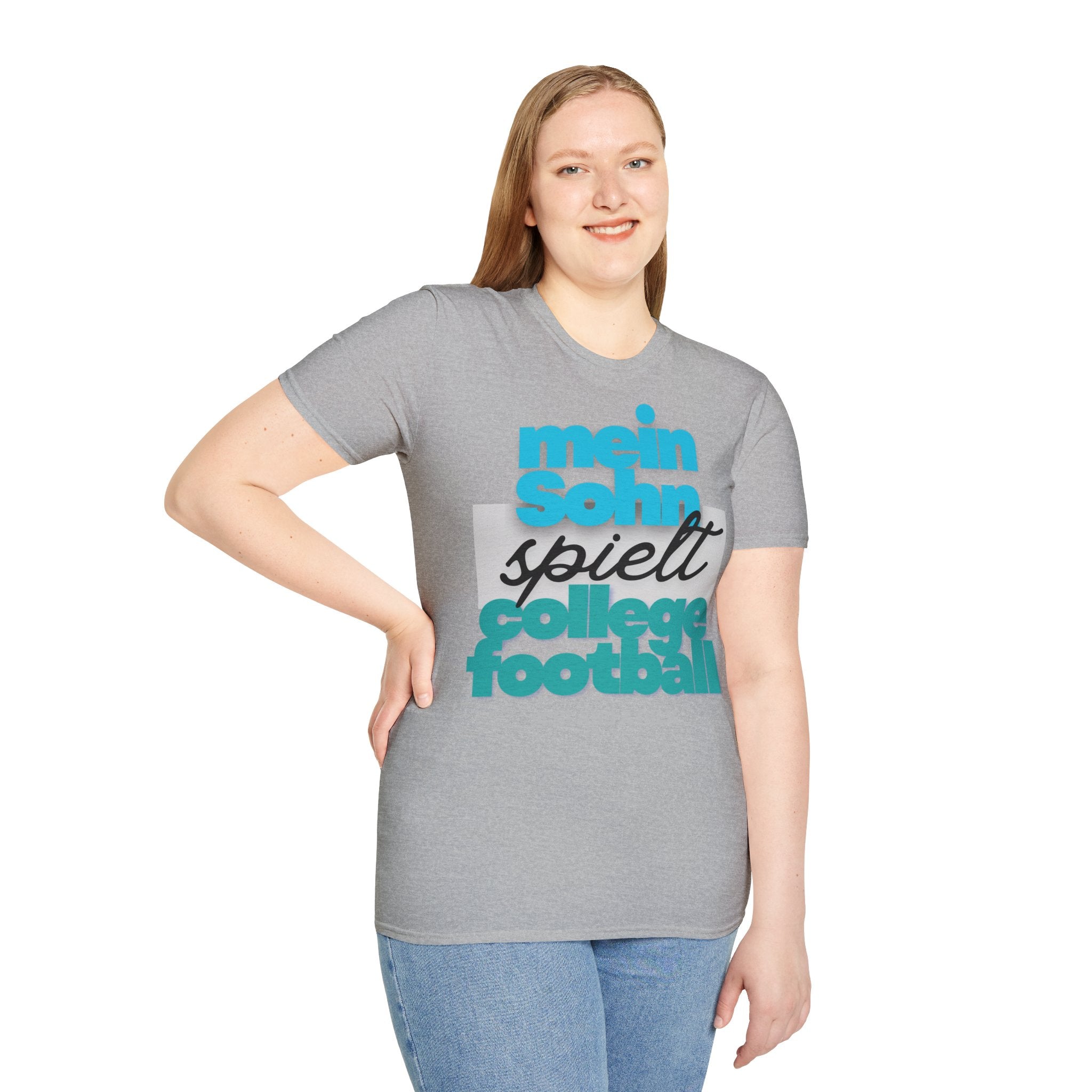 COLLEGE LINE - Mein Sohn spielt ... - Football T-Shirt