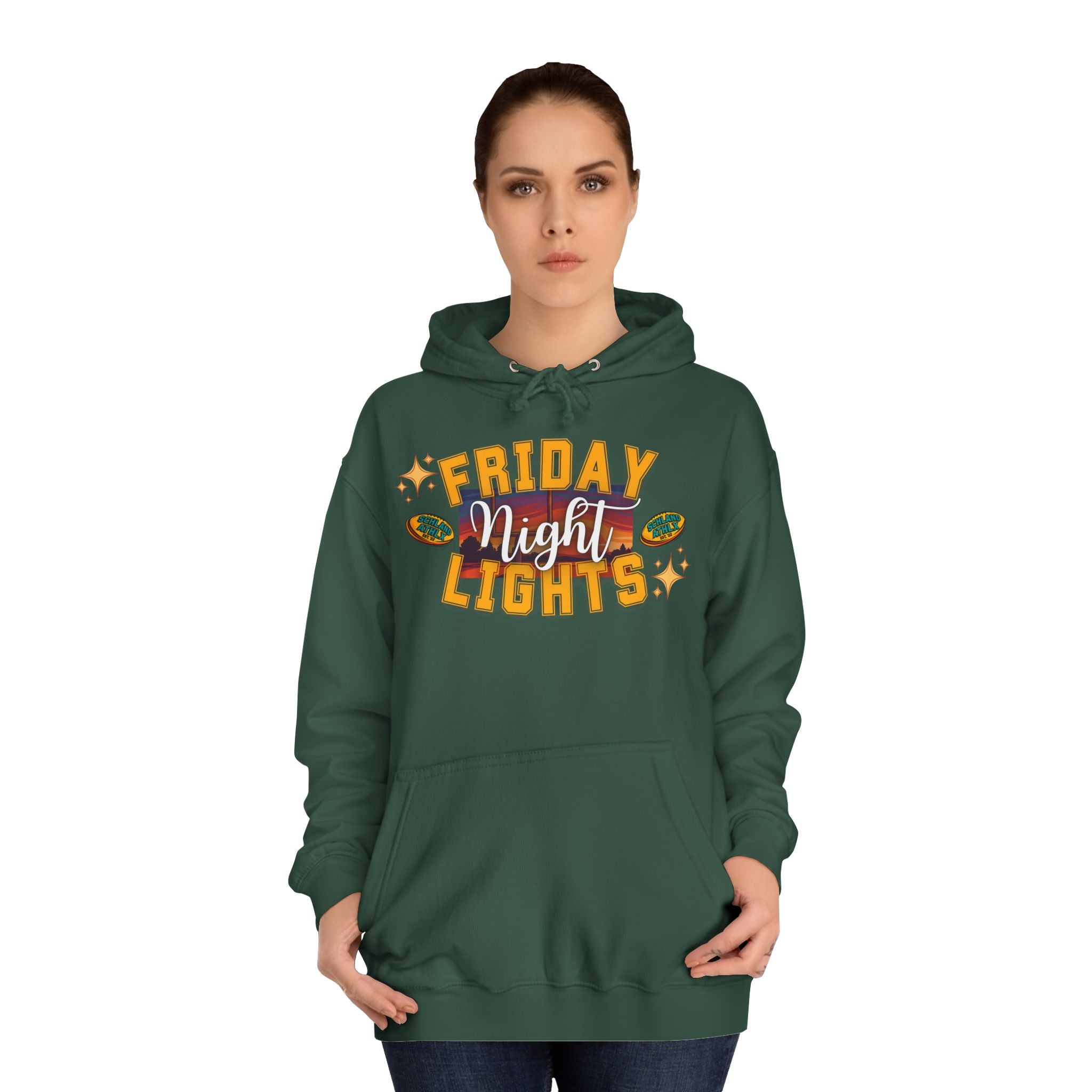 HIGH SCHOOL LINE - Friday Night Lights - High School Football Hoodie