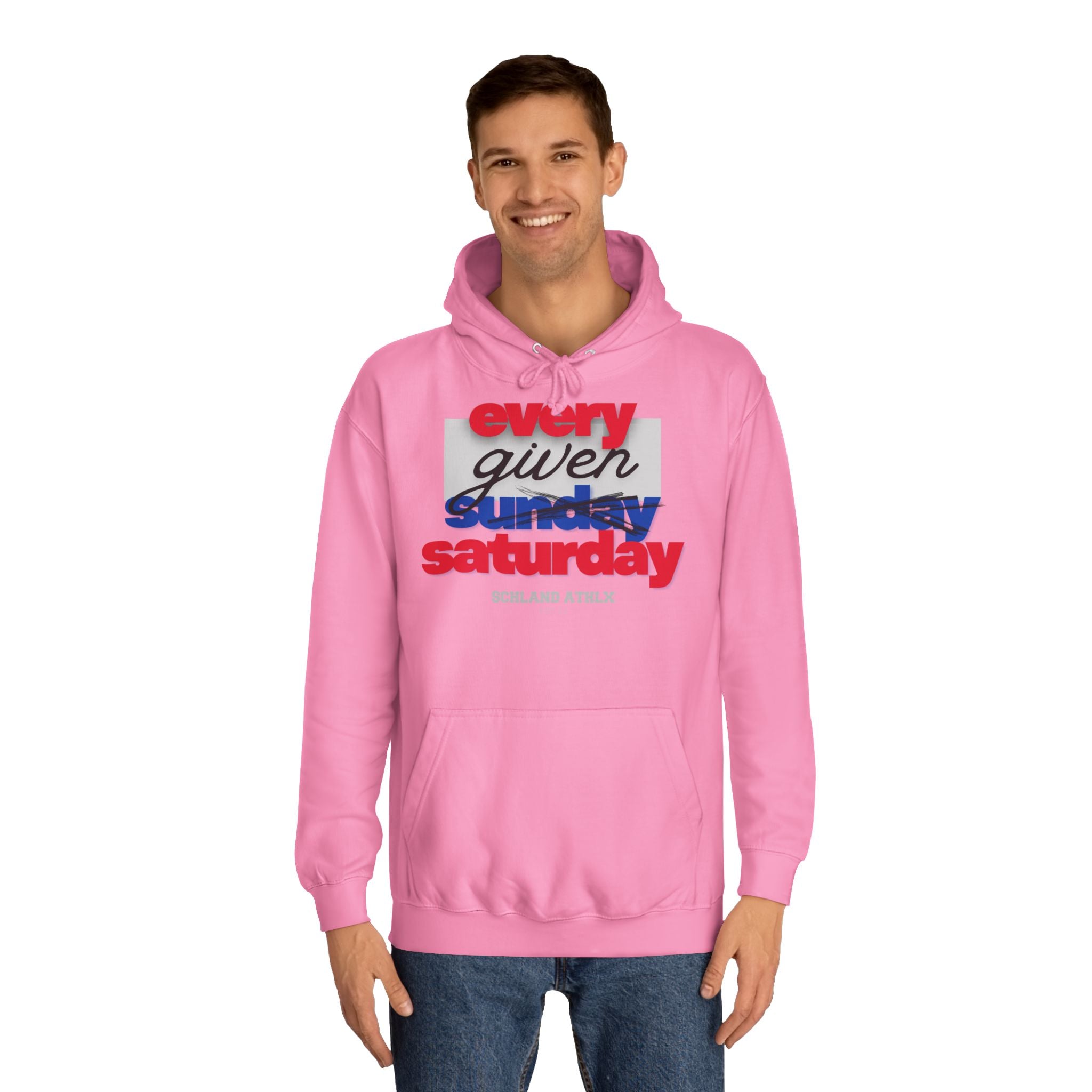 COLLEGE LINE - every given saturday - Football Hoodie