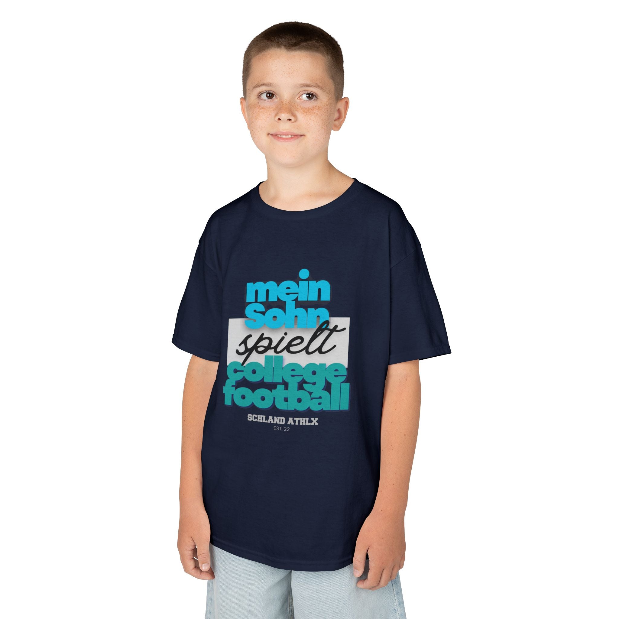 COLLEGE LINE - Mein Sohn spielt ... - Football T-Shirt Kids