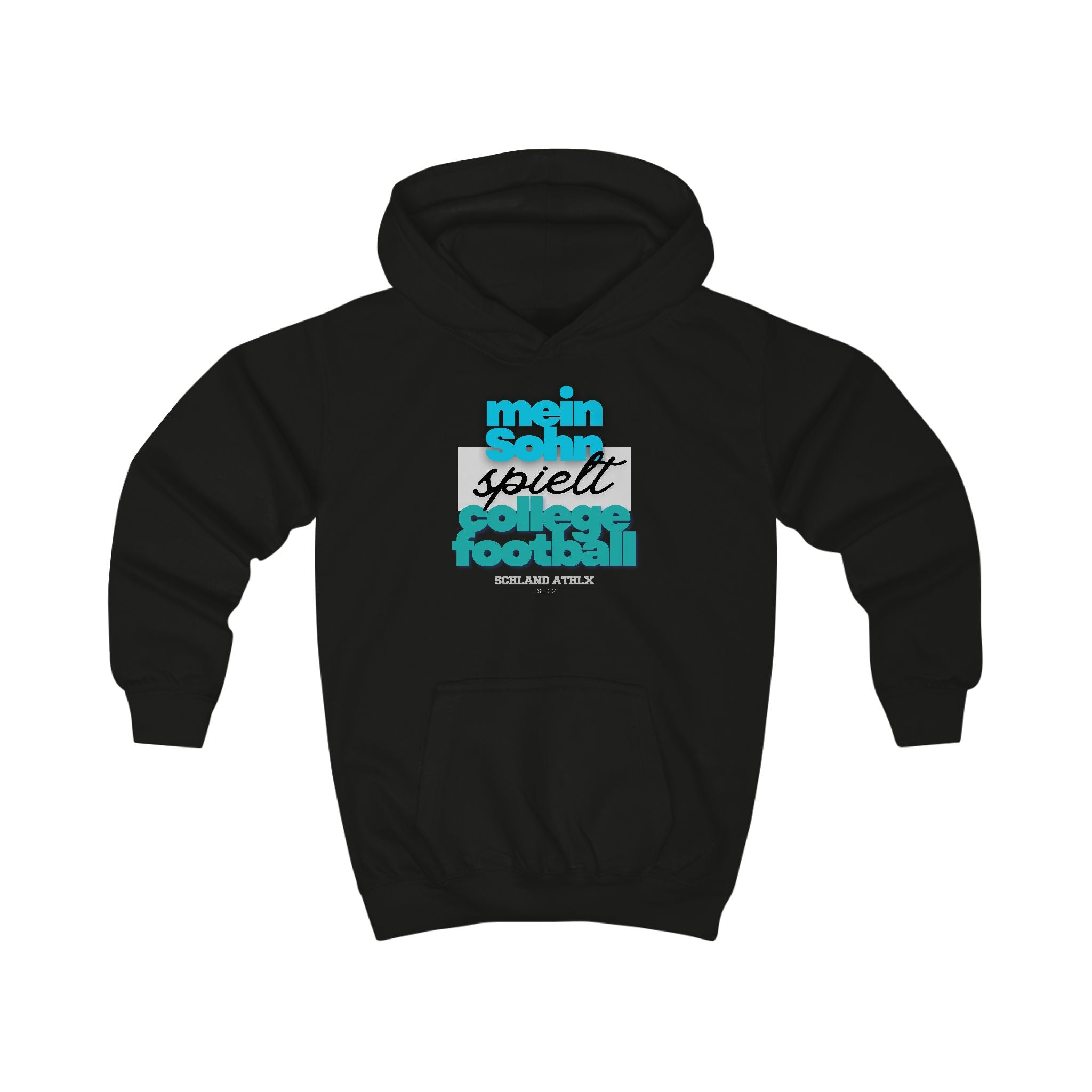 COLLEGE LINE - Mein Sohn spielt ... - Football Hoodie Kids