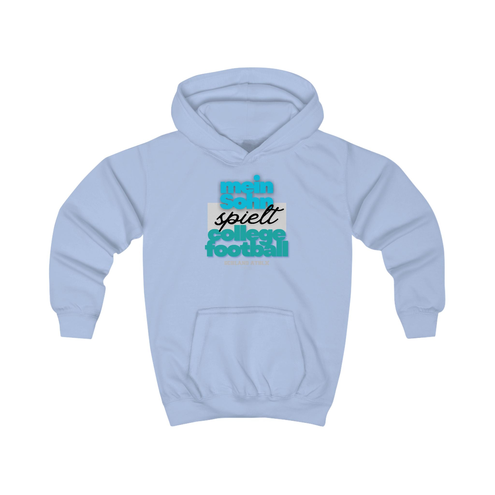COLLEGE LINE - Mein Sohn spielt ... - Football Hoodie Kids