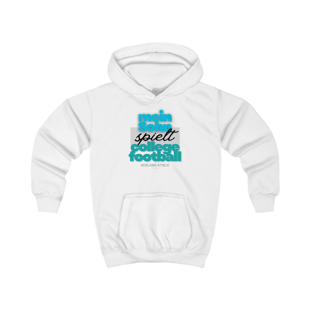 COLLEGE LINE - Mein Sohn spielt ... - Football Hoodie Kids