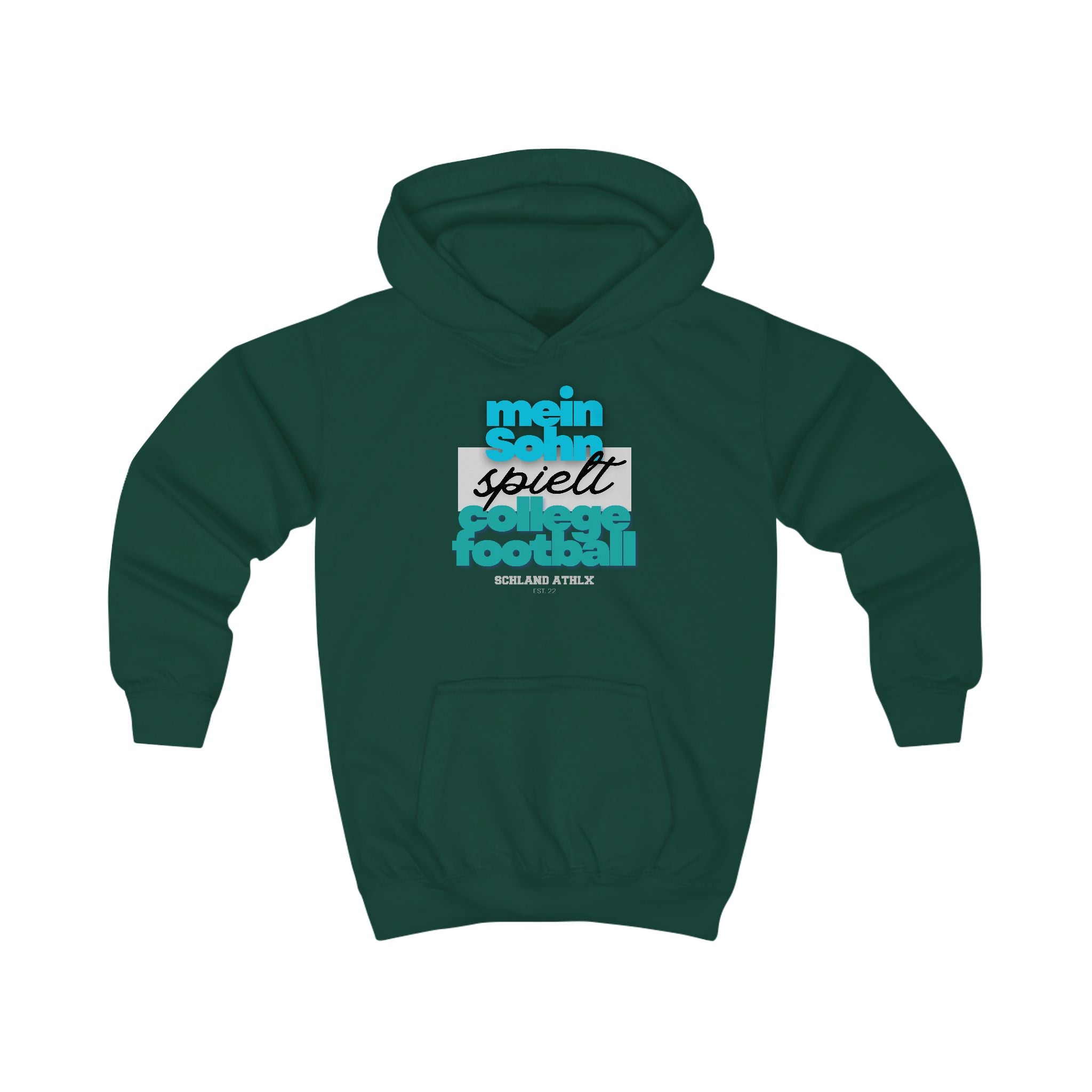COLLEGE LINE - Mein Sohn spielt ... - Football Hoodie Kids