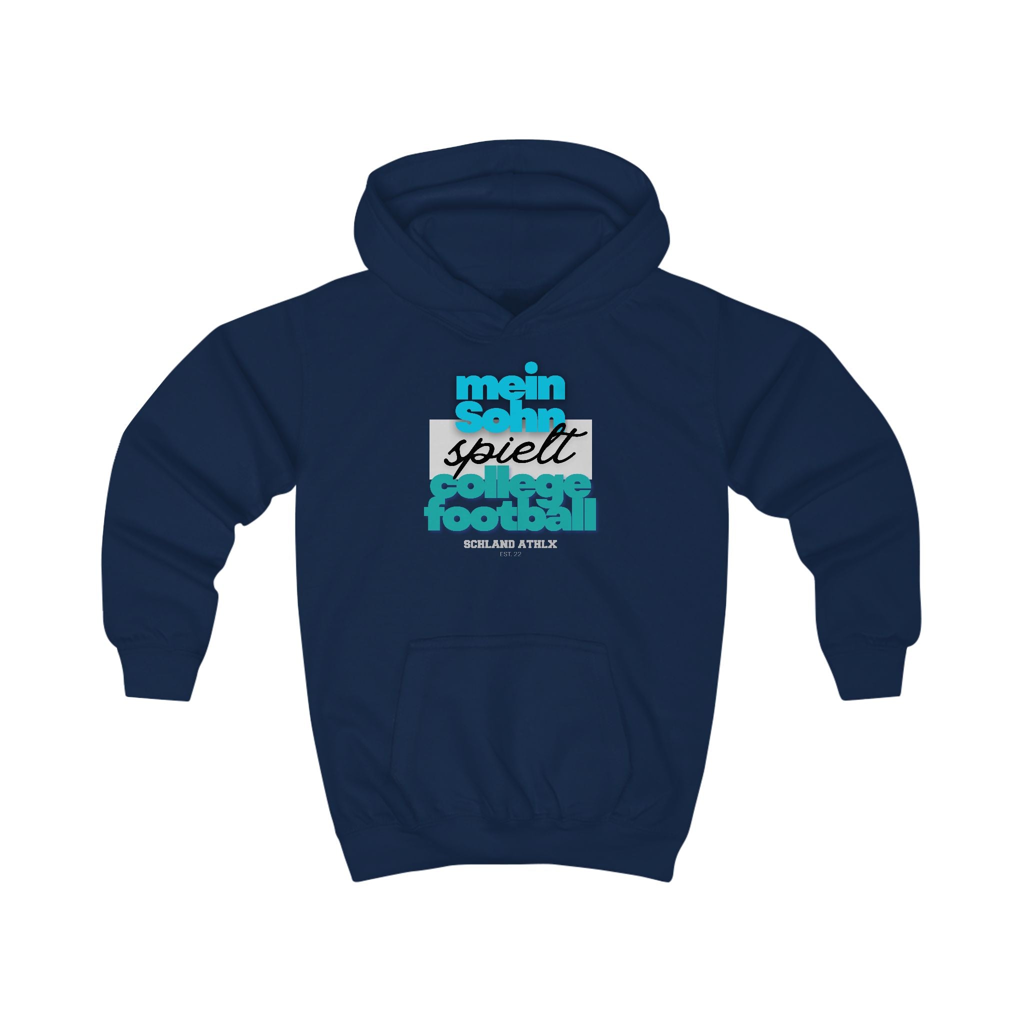 COLLEGE LINE - Mein Sohn spielt ... - Football Hoodie Kids