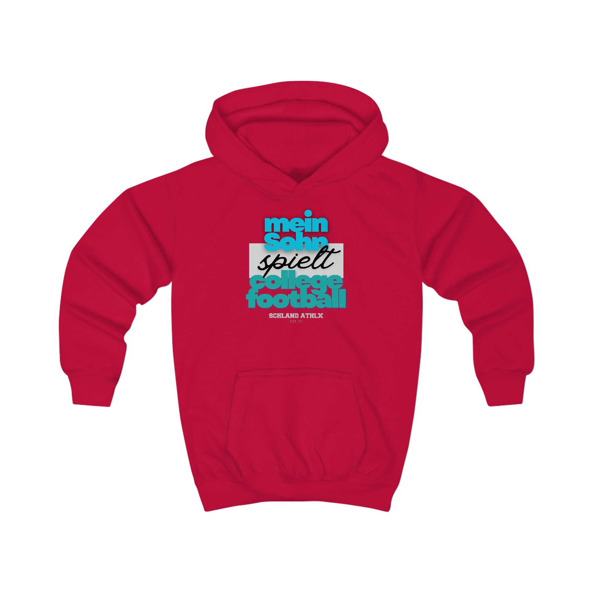 COLLEGE LINE - Mein Sohn spielt ... - Football Hoodie Kids