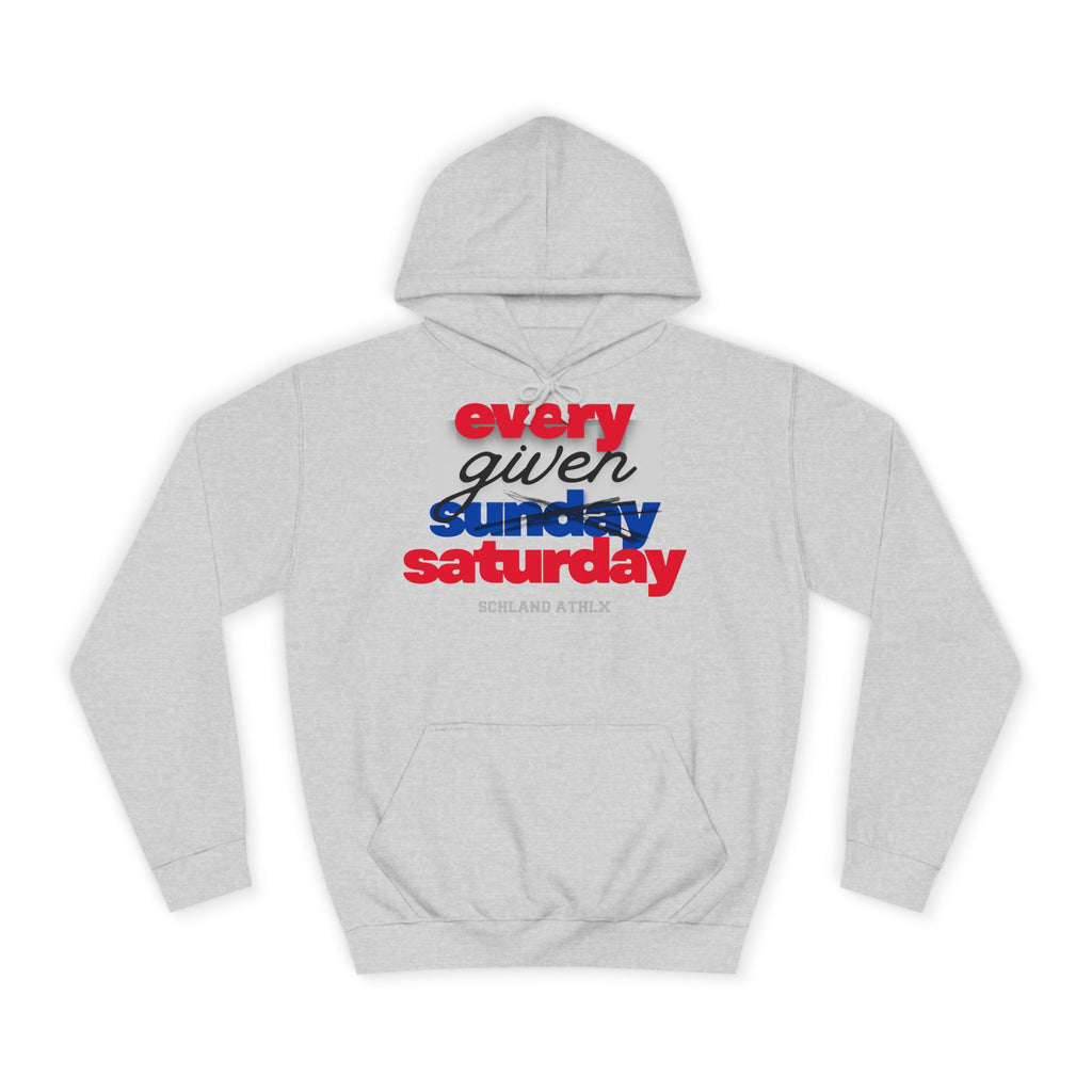 COLLEGE LINE - every given saturday - Football Hoodie