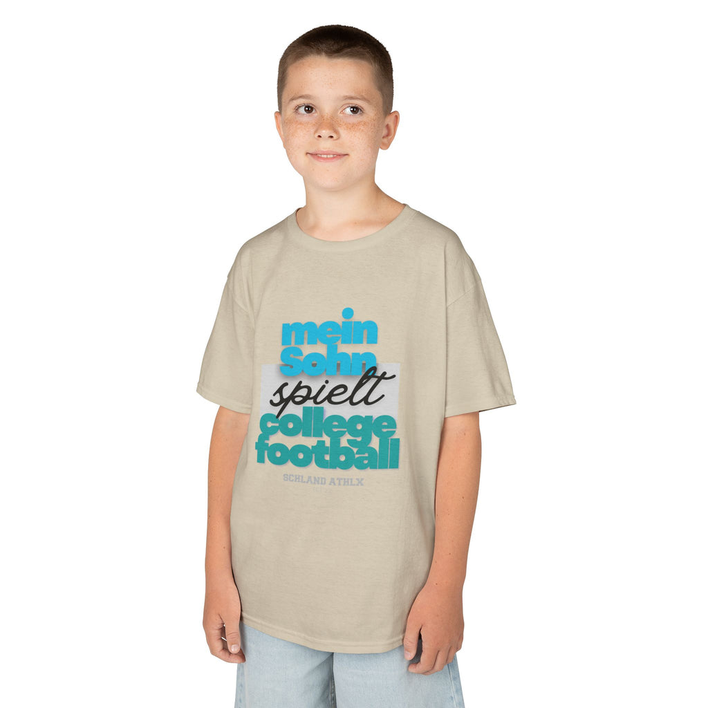 COLLEGE LINE - Mein Sohn spielt ... - Football T-Shirt Kids