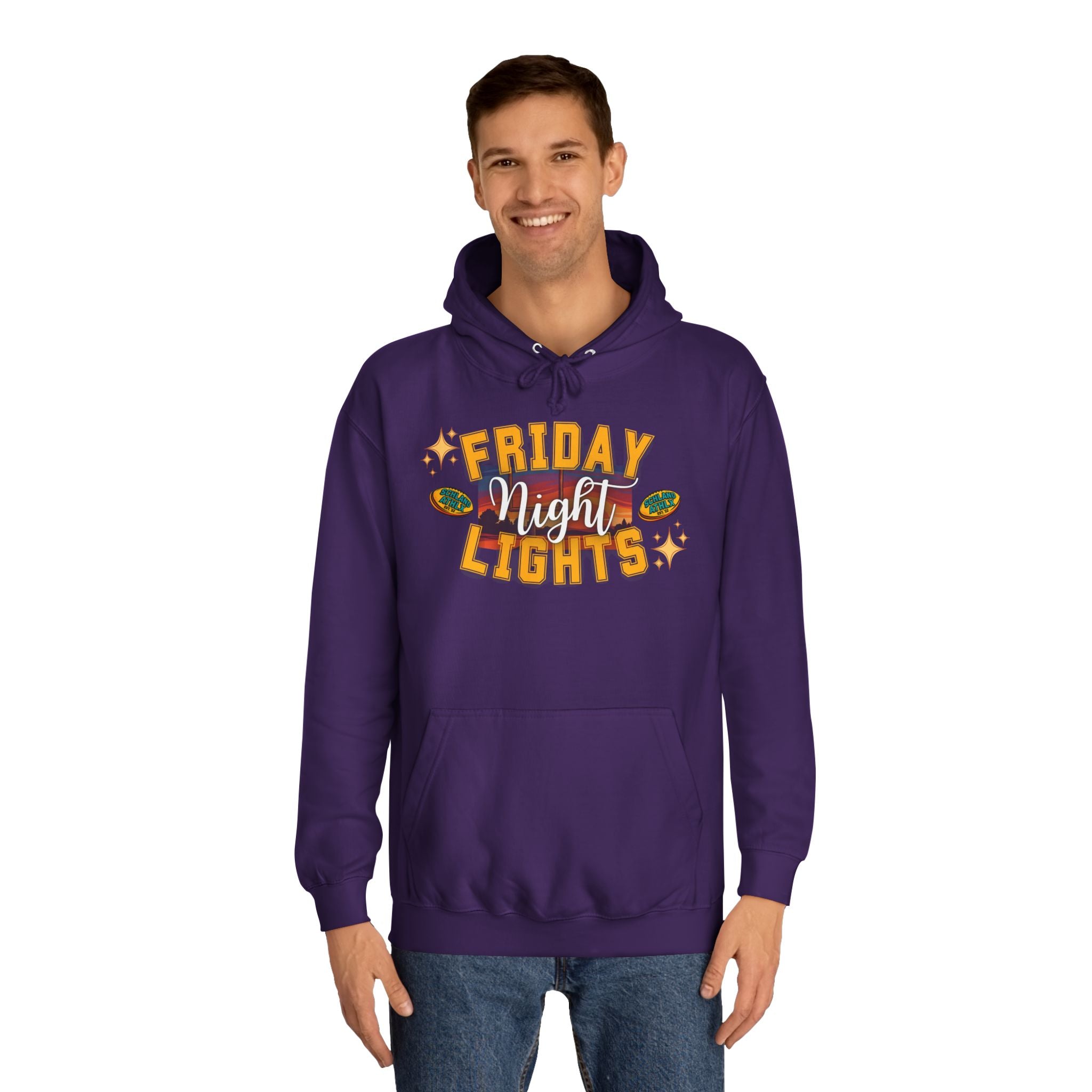HIGH SCHOOL LINE - Friday Night Lights - High School Football Hoodie