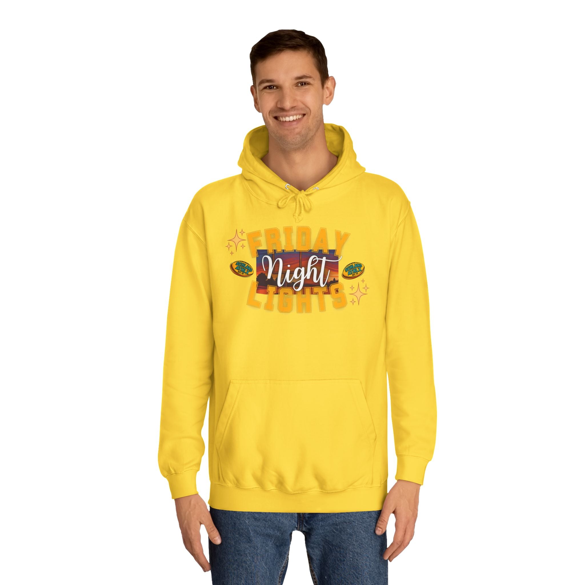 HIGH SCHOOL LINE - Friday Night Lights - High School Football Hoodie