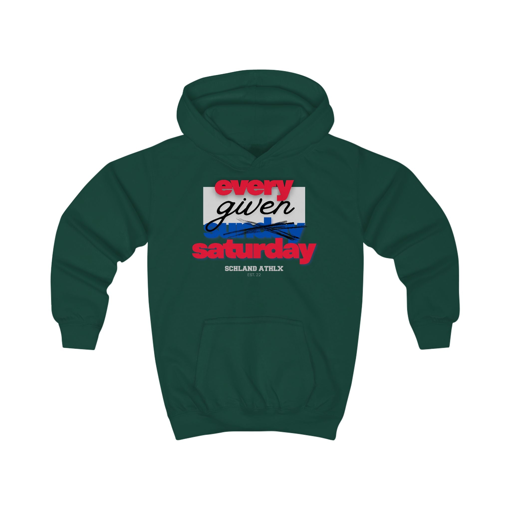 COLLEGE LINE - every given saturday - Football Hoodie Kids