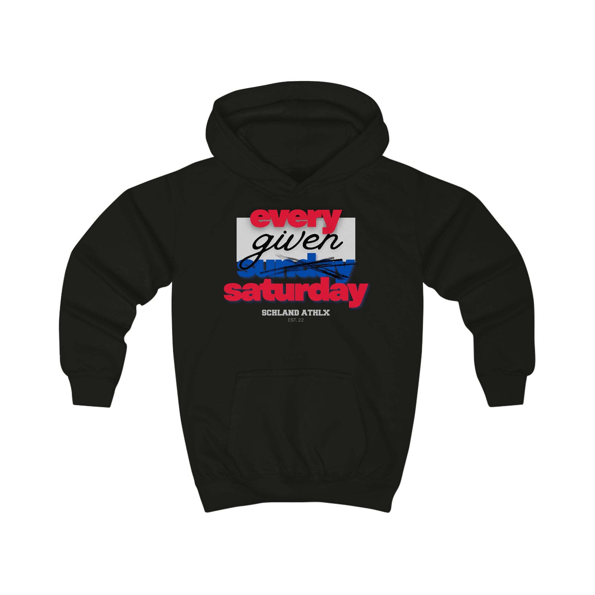 COLLEGE LINE - every given saturday - Football Hoodie Kids